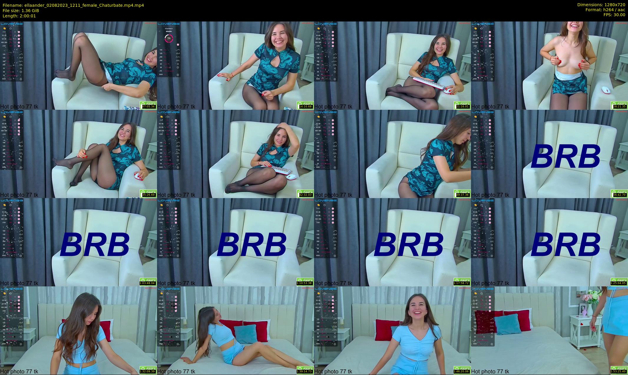 ellaander — 121 minute Chaturbate female cam show recording, 720p, Aug 2, 2023