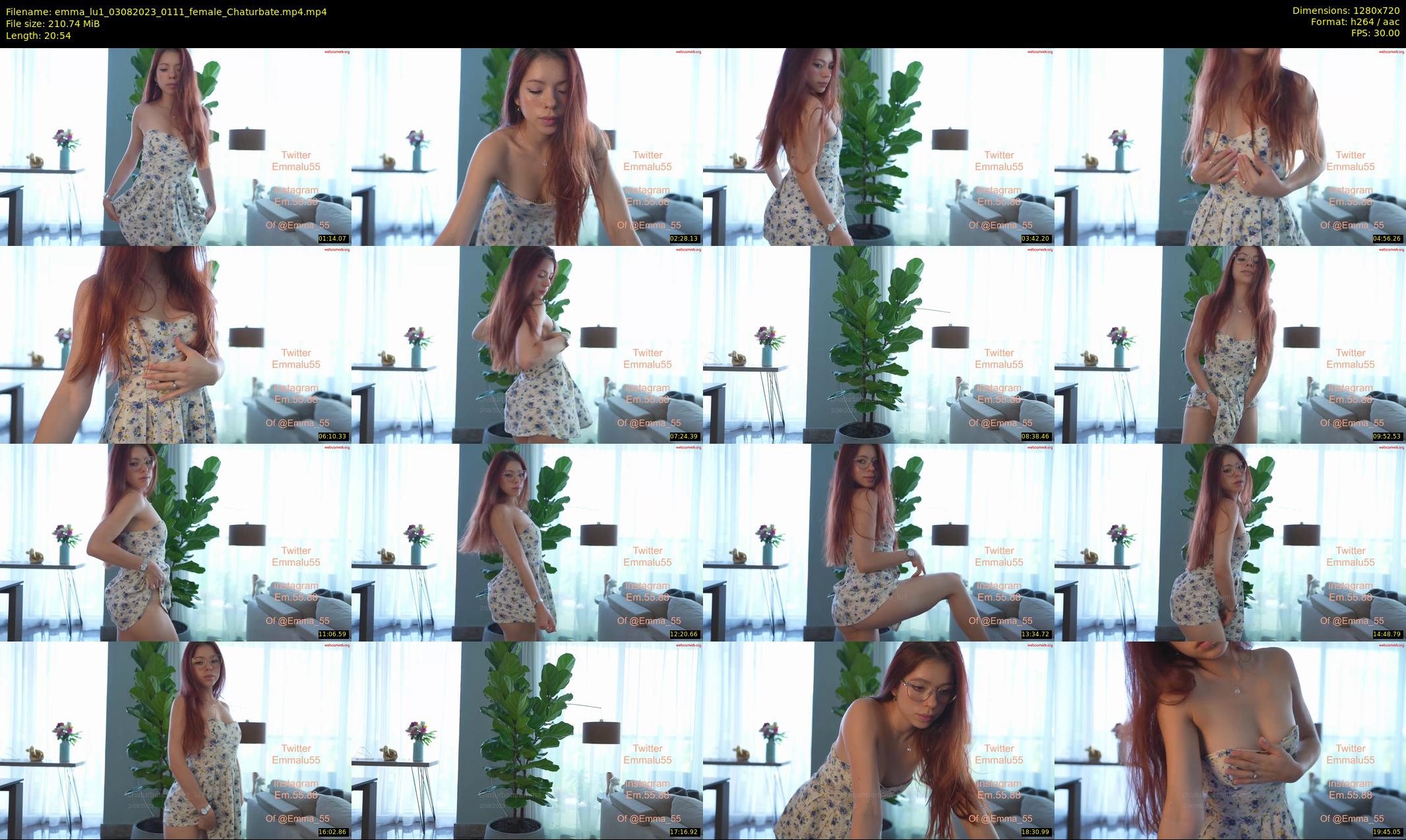 emma_lu1 — 21 minute Chaturbate female cam show recording, 720p, Aug 3, 2023