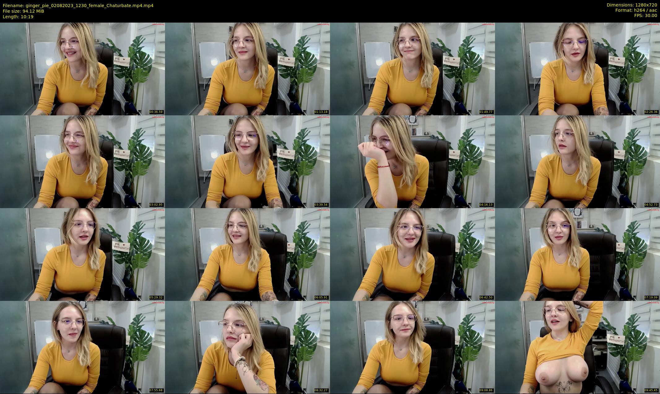ginger_pie — 11 minute Chaturbate female cam show recording, 720p, Aug 2, 2023