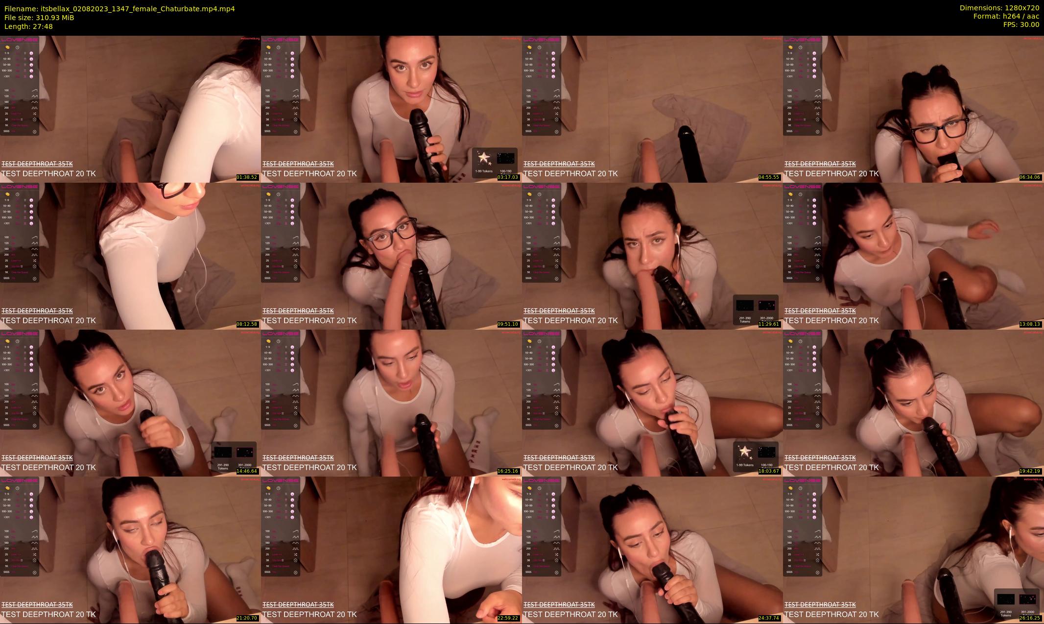 itsbellax — 28 minute Chaturbate female cam show recording, 720p, Aug 2, 2023