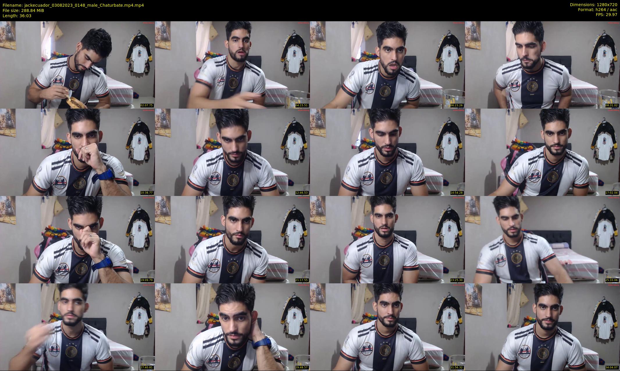 jackecuador — 37 minute Chaturbate male cam show recording, 720p, Aug 3, 2023
