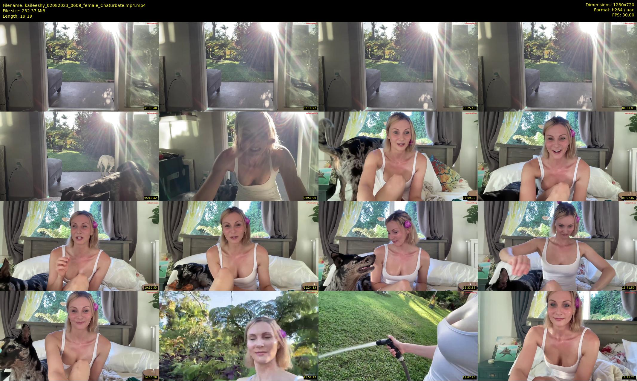 kaileeshy — 20 minute Chaturbate female cam show recording, 720p, Aug 2, 2023
