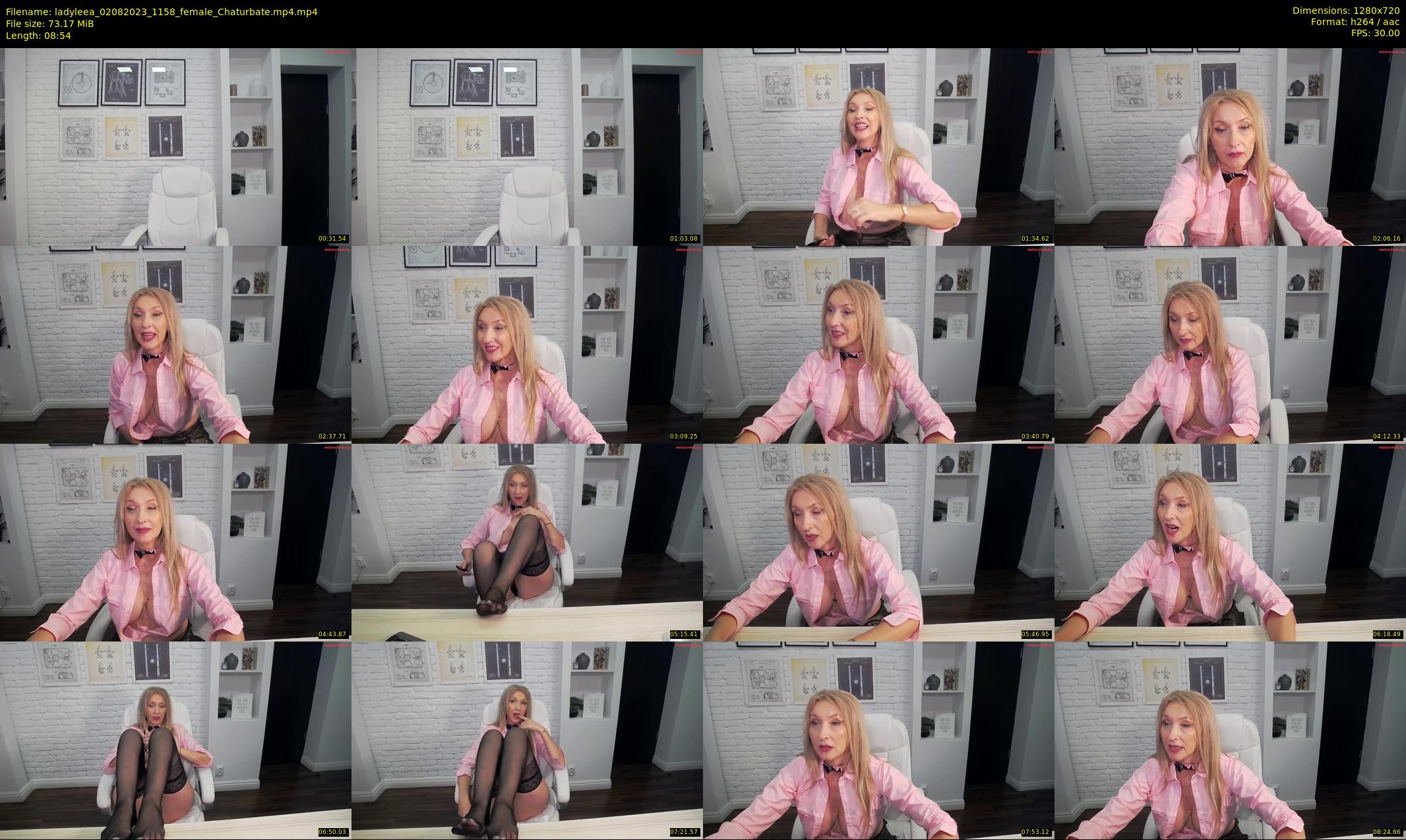 ladyleea — 9 minute Chaturbate female cam show recording, 720p, Aug 2, 2023