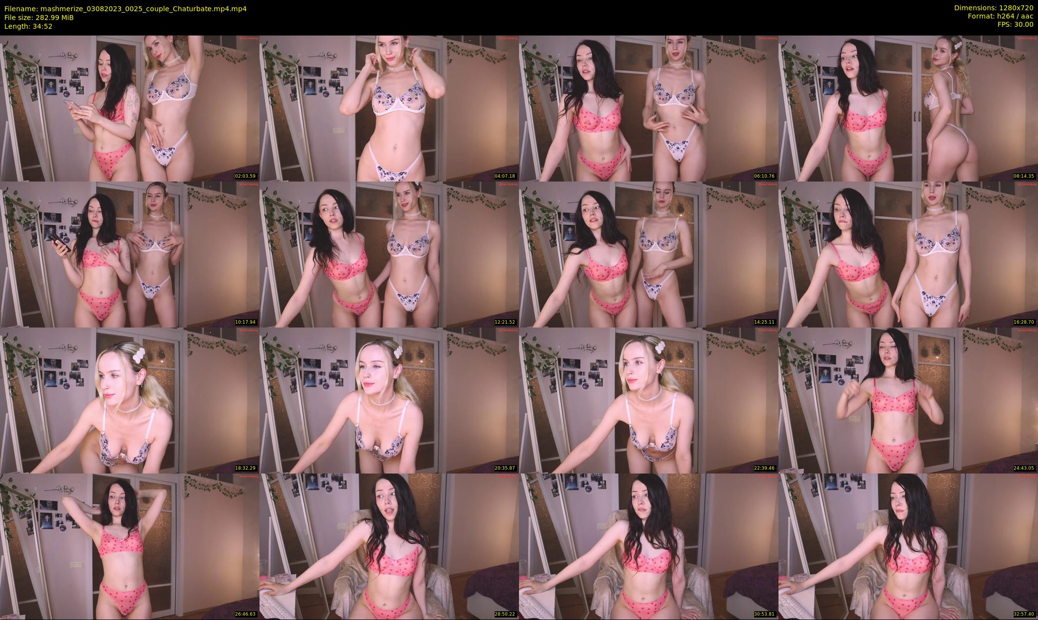 mashmerize — 35 minute Chaturbate female cam show recording, 720p, Aug 3, 2023