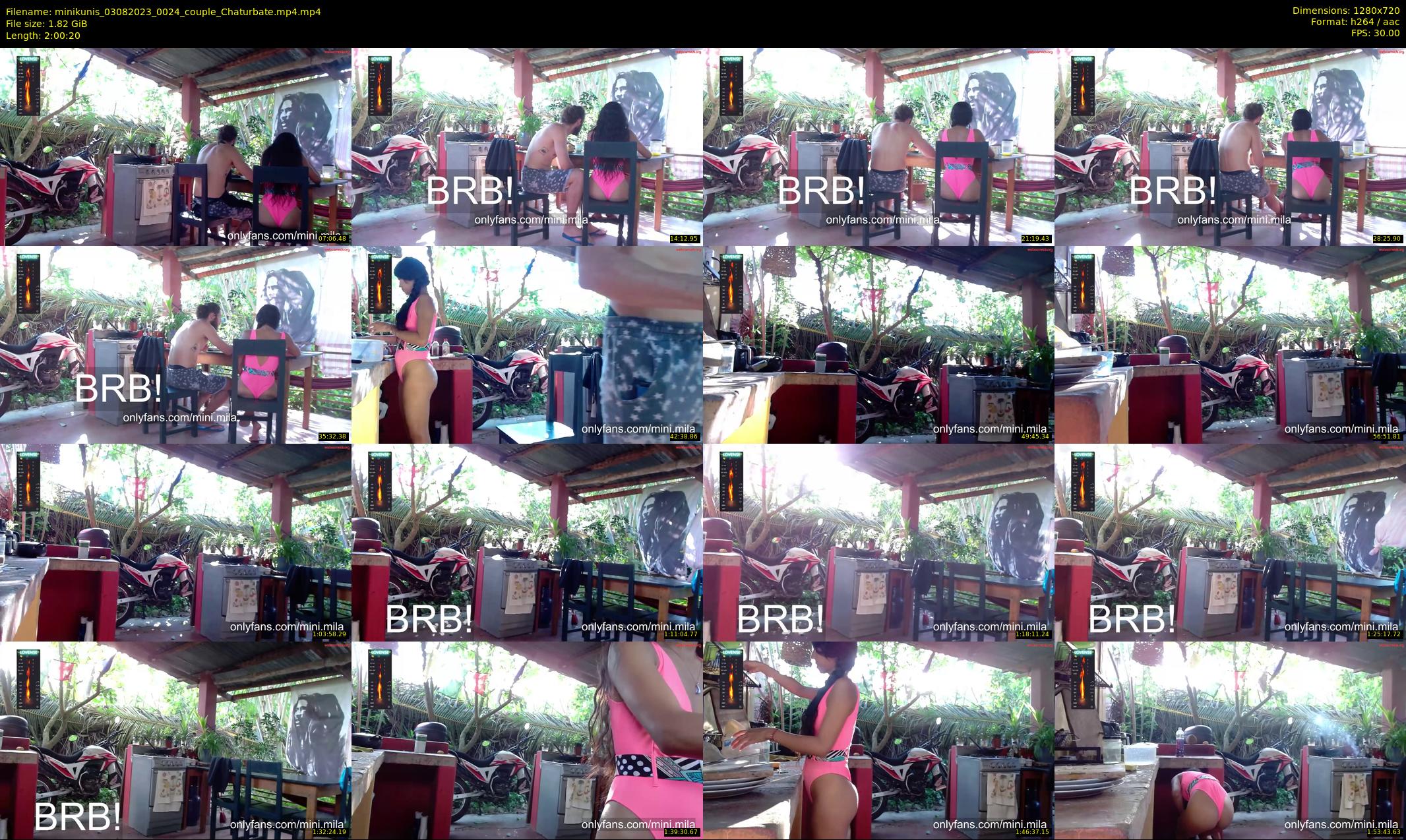 minikunis — 121 minute Chaturbate couple cam show recording, 720p, Aug 3, 2023