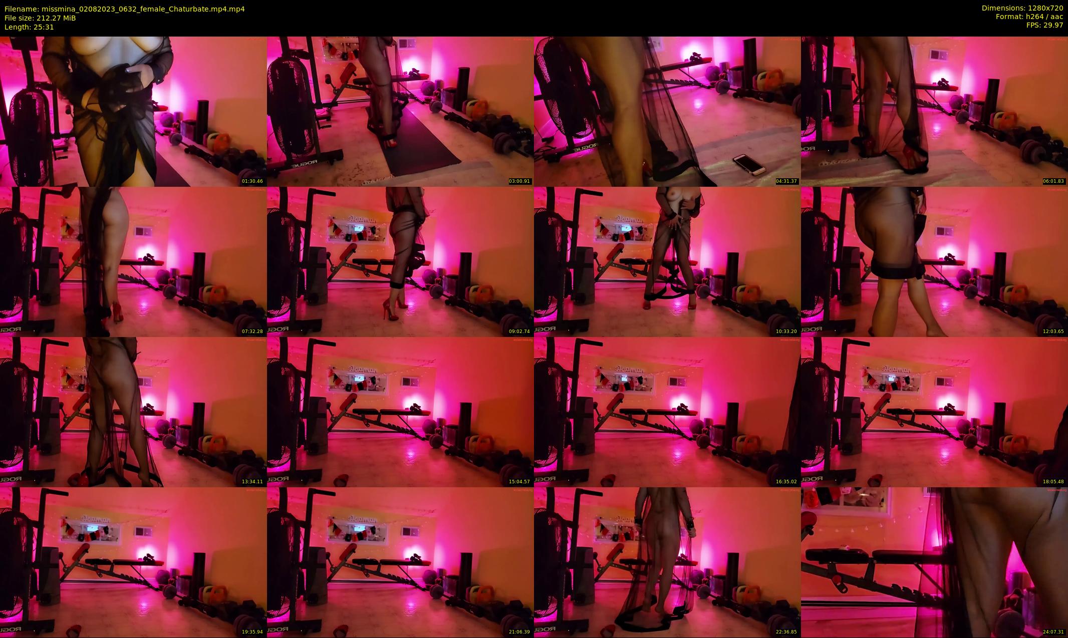 missmina — 26 minute Chaturbate female cam show recording, 720p, Aug 2, 2023