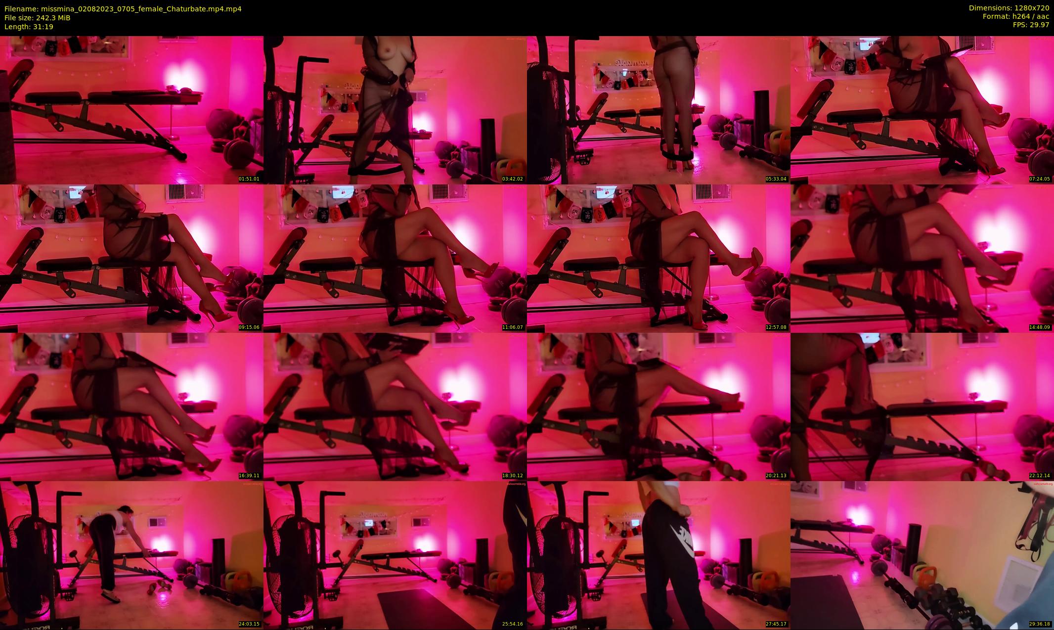 missmina — 32 minute Chaturbate female cam show recording, 720p, Aug 2, 2023