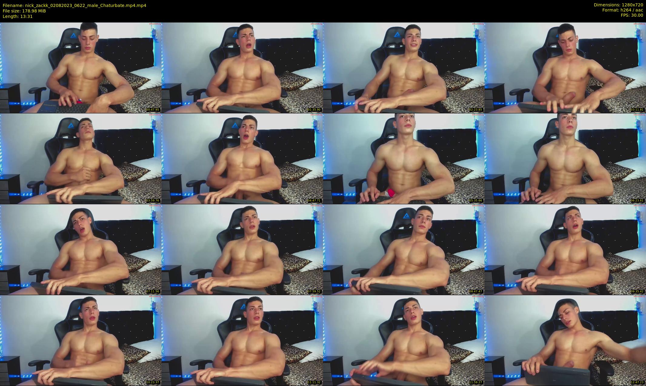 nick_zackk — 14 minute Chaturbate male cam show recording, 720p, Aug 2, 2023