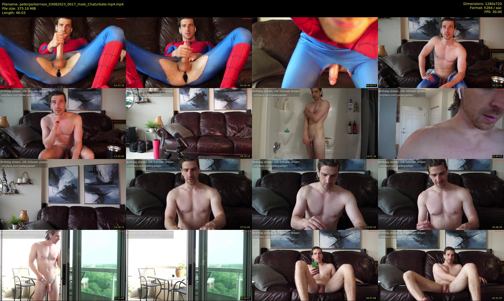 peterparkerrxox — 47 minute Chaturbate male cam show recording, 720p, Aug 3, 2023