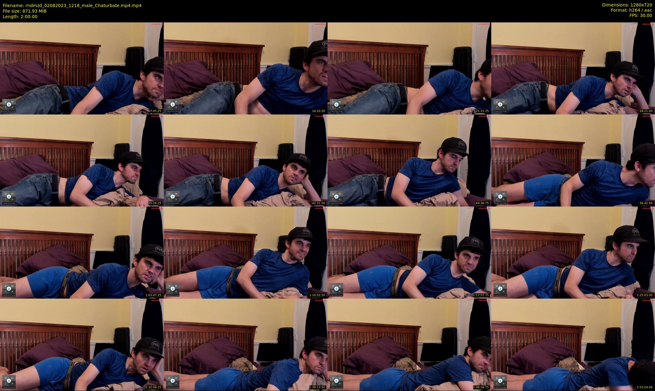 rndmzd — 120 minute Chaturbate male cam show recording, 720p, Aug 2, 2023