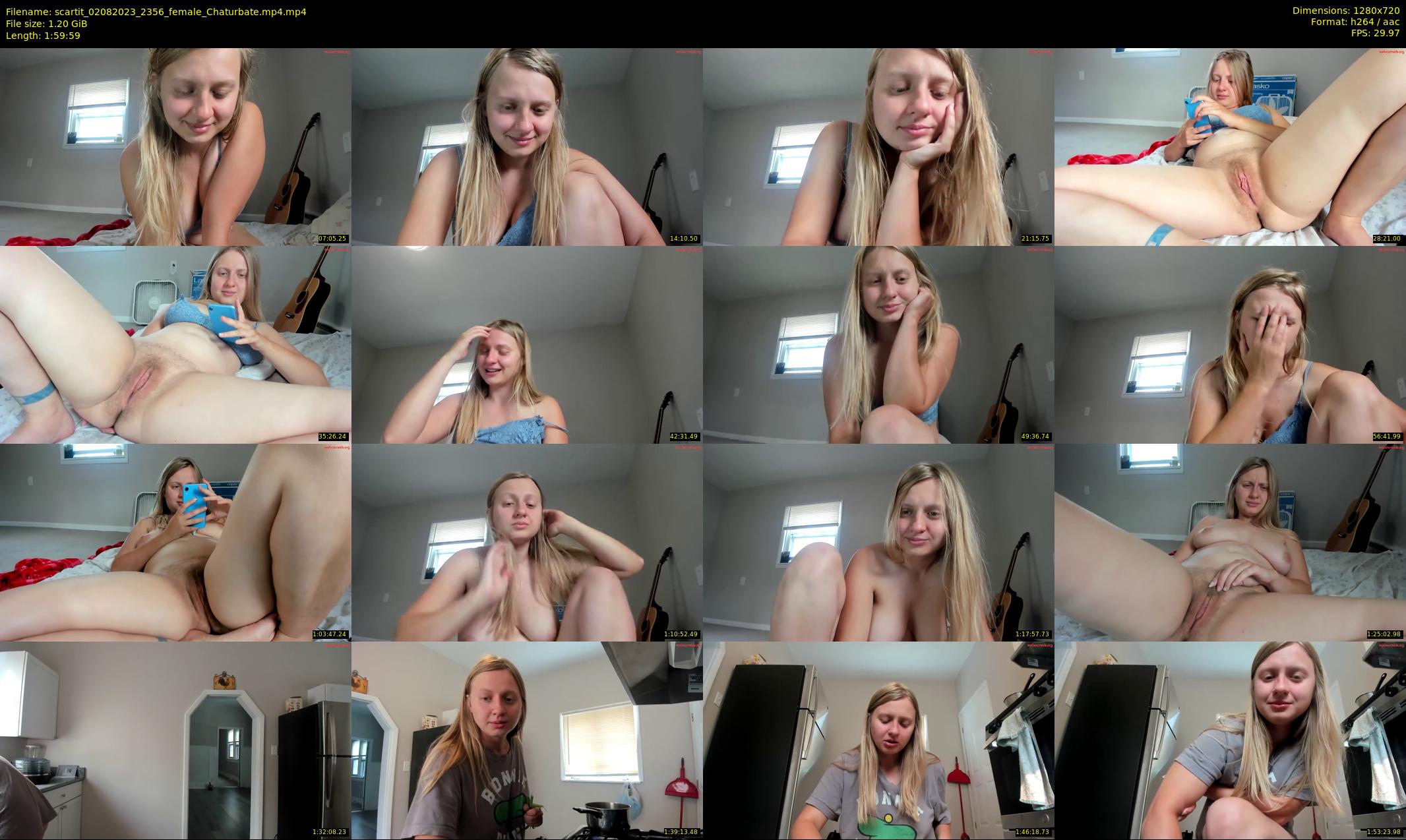 scartit — 120 minute Chaturbate female cam show recording, 720p, Aug 2, 2023