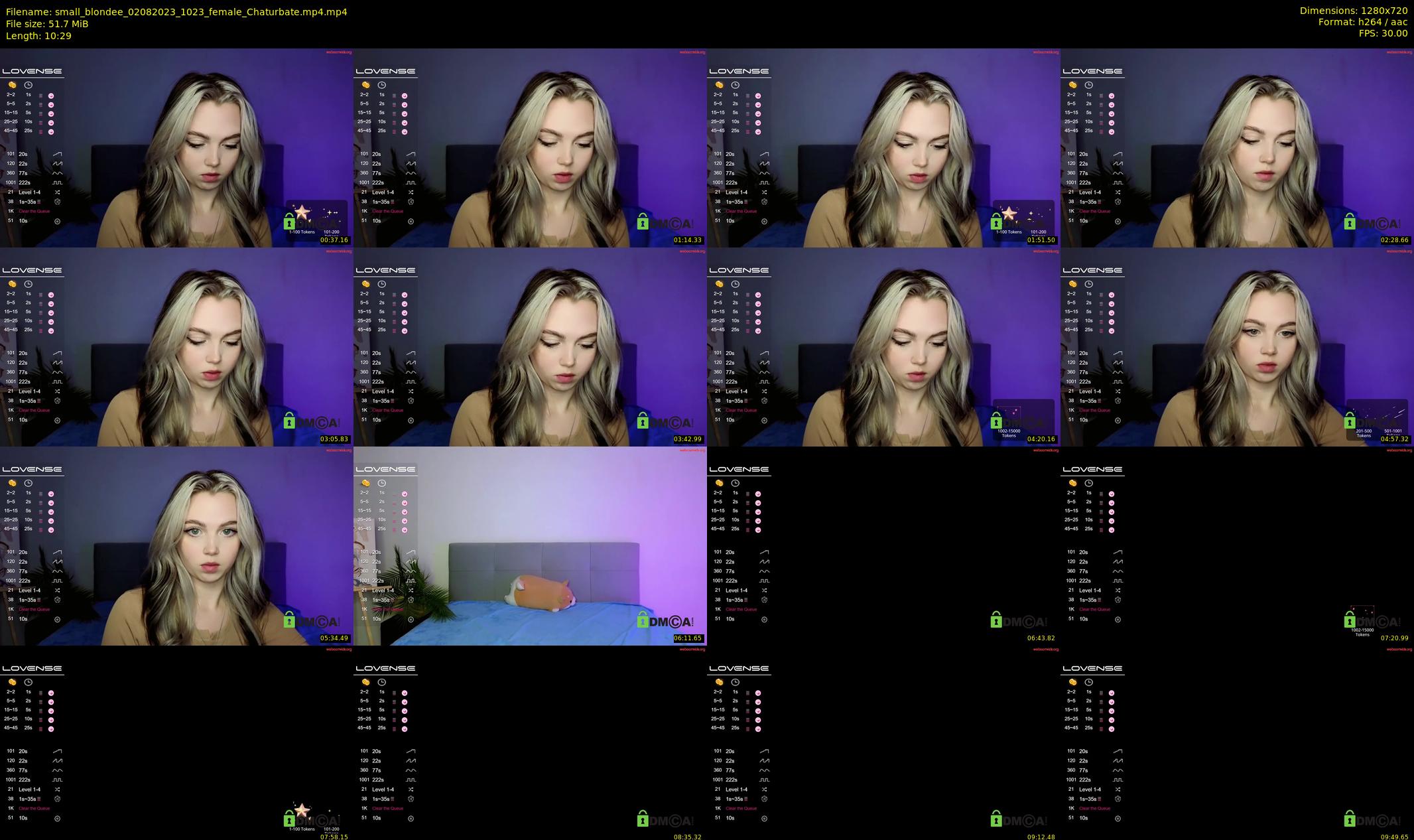 small_blondee — 11 minute Chaturbate female cam show recording, 720p, Aug 2, 2023