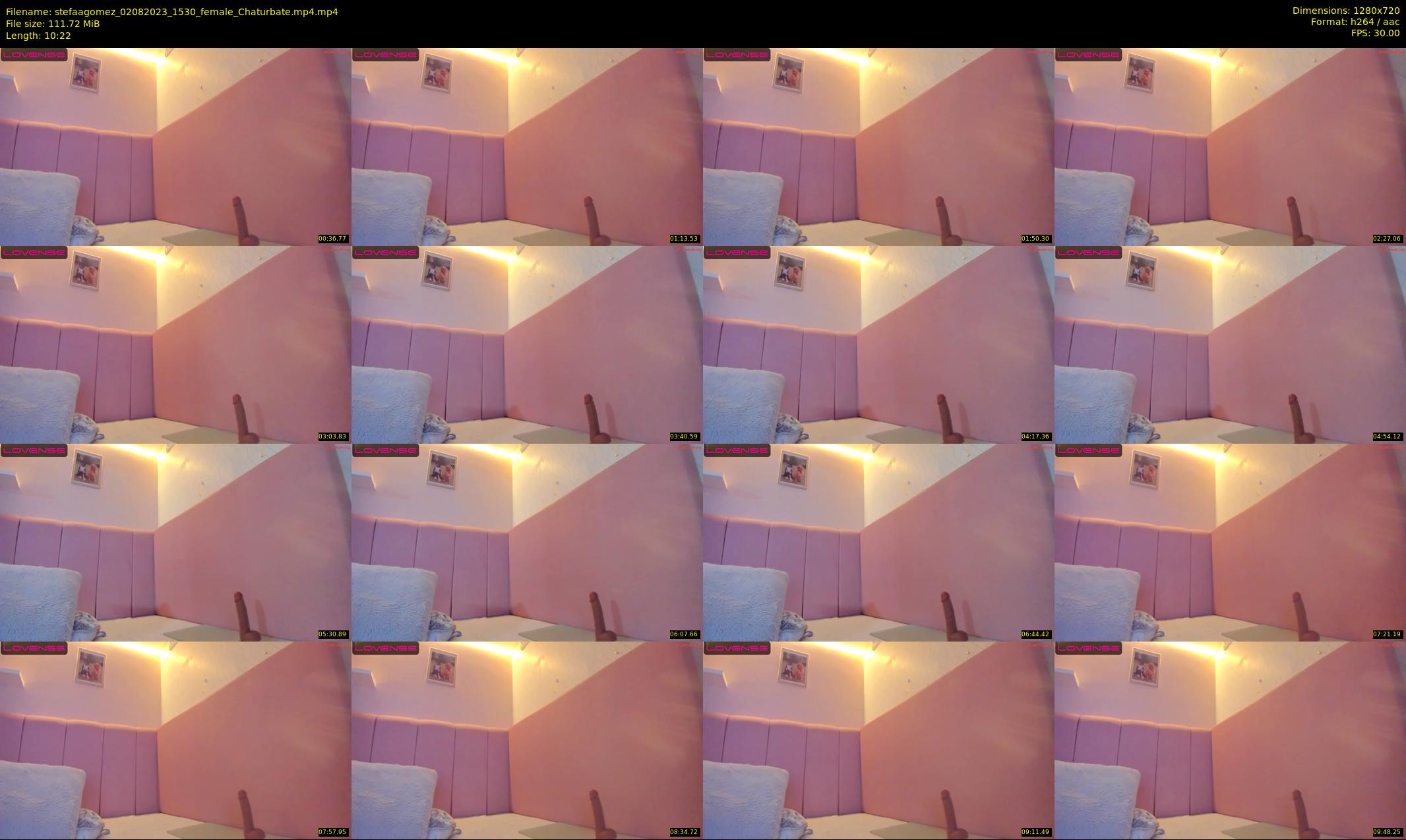 stefaagomez — 11 minute Chaturbate female cam show recording, 720p, Aug 2, 2023