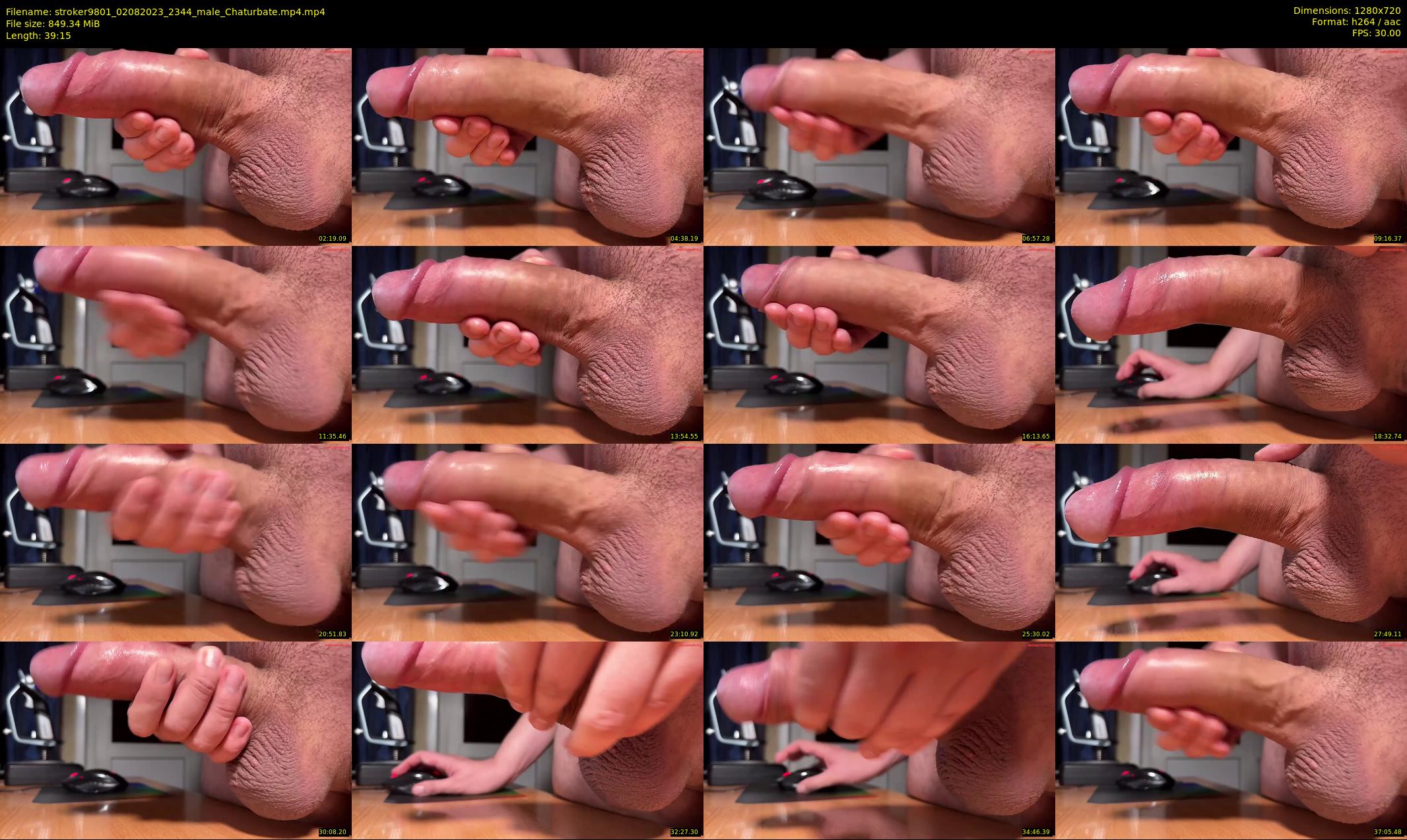 stroker9801 — 40 minute Chaturbate male cam show recording, 720p, Aug 2, 2023