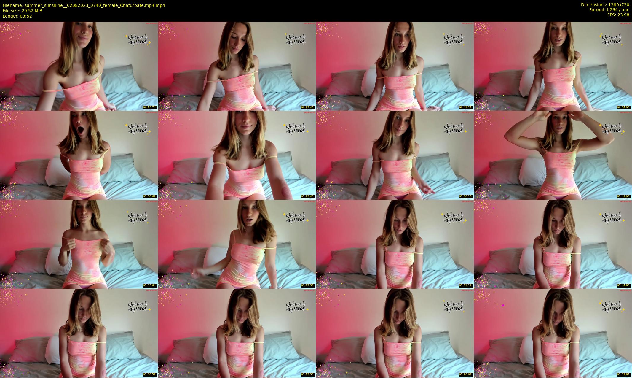 summer_sunshine_ — 4 minute Chaturbate female cam show recording, 720p, Aug 2, 2023