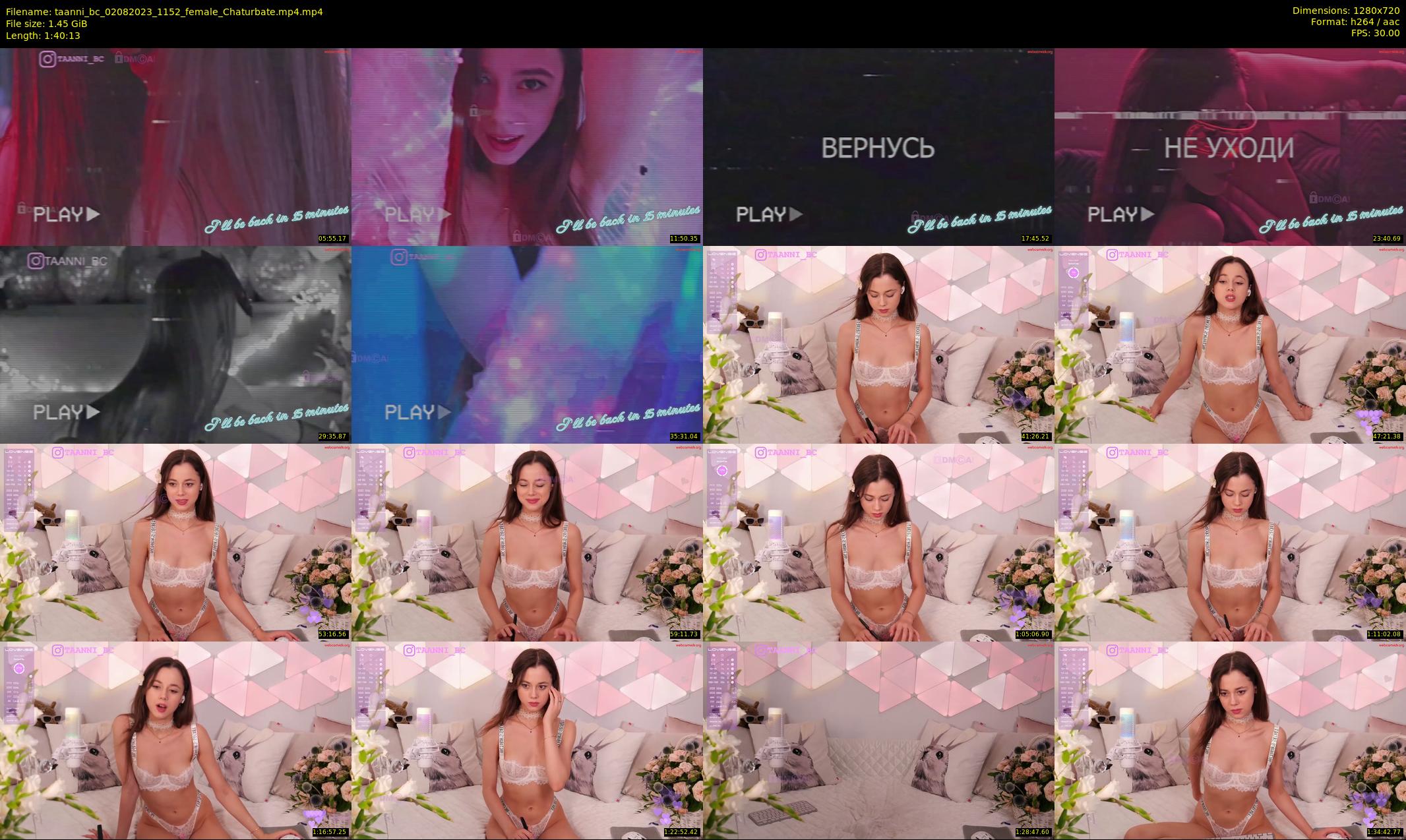 taanni_bc — 101 minute Chaturbate female cam show recording, 720p, Aug 2, 2023