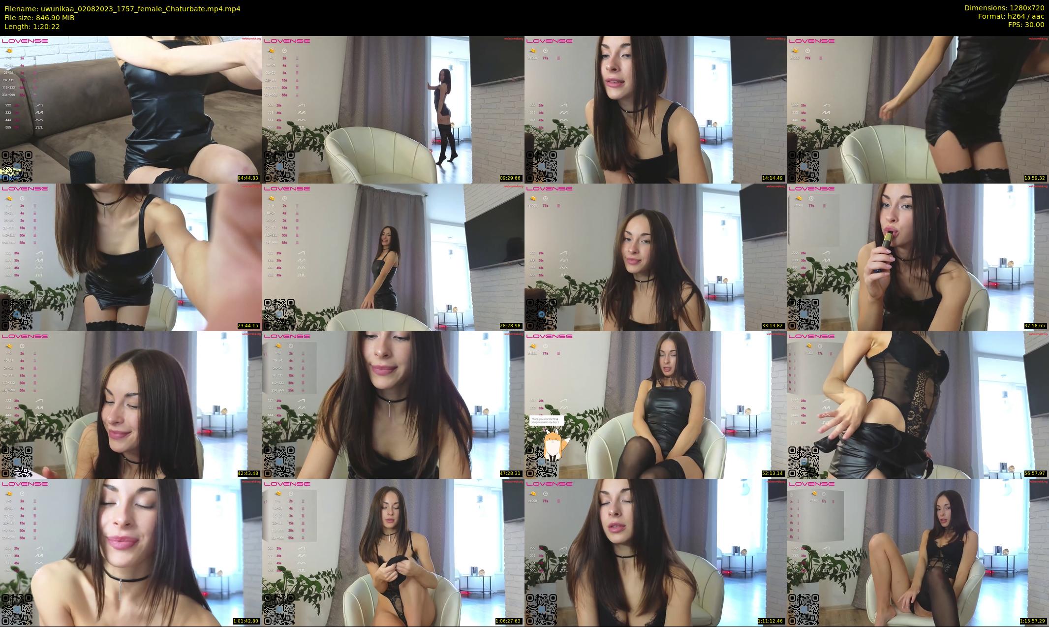 uwunikaa — 81 minute Chaturbate female cam show recording, 720p, Aug 2, 2023