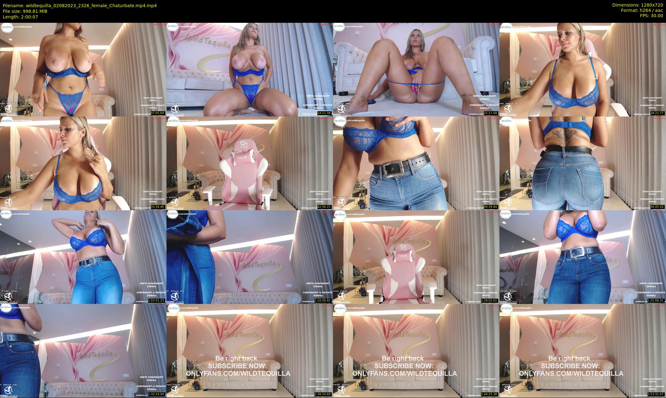 wildtequilla — 121 minute Chaturbate couple cam show recording, 720p, Aug 2, 2023