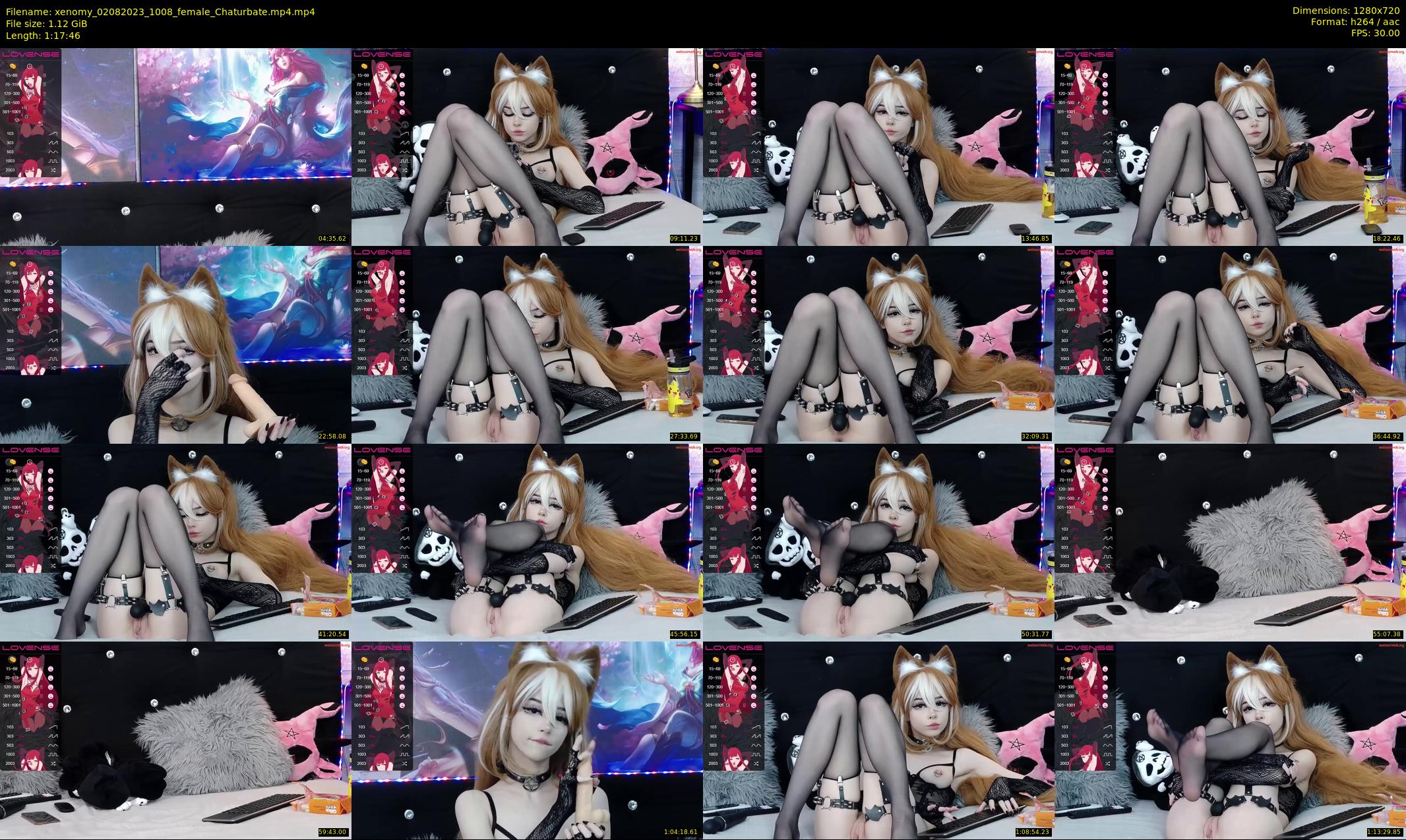 xenomy — 78 minute Chaturbate female cam show recording, 720p, Aug 2, 2023