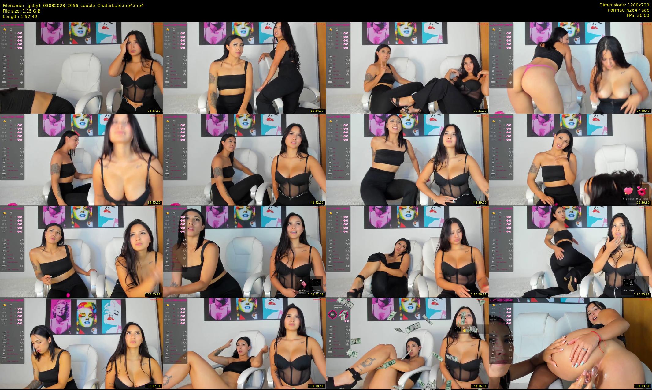 _gaby1 — 118 minute Chaturbate female cam show recording, 720p, Aug 3, 2023