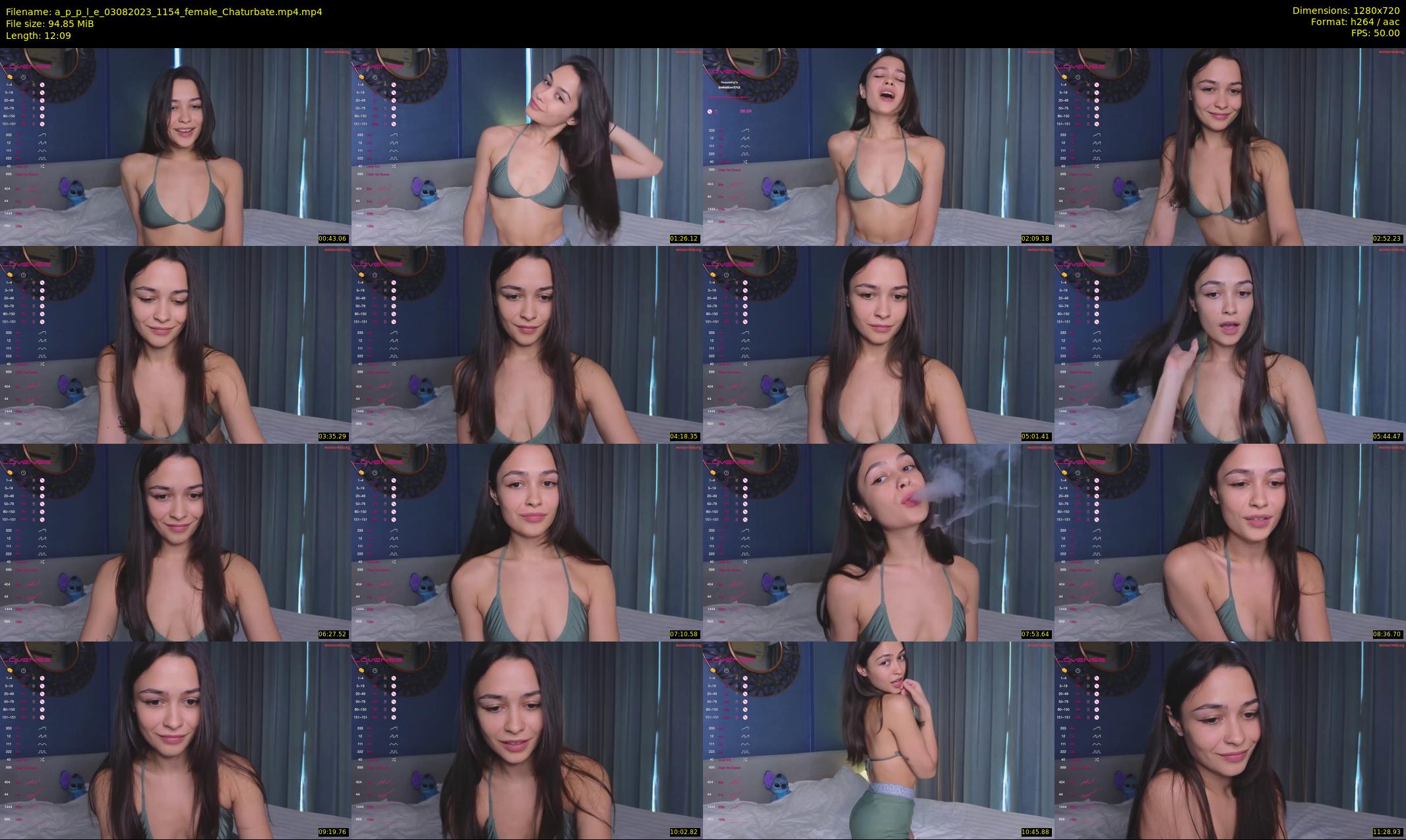 a_p_p_l_e — 13 minute Chaturbate female cam show recording, 720p, Aug 3, 2023
