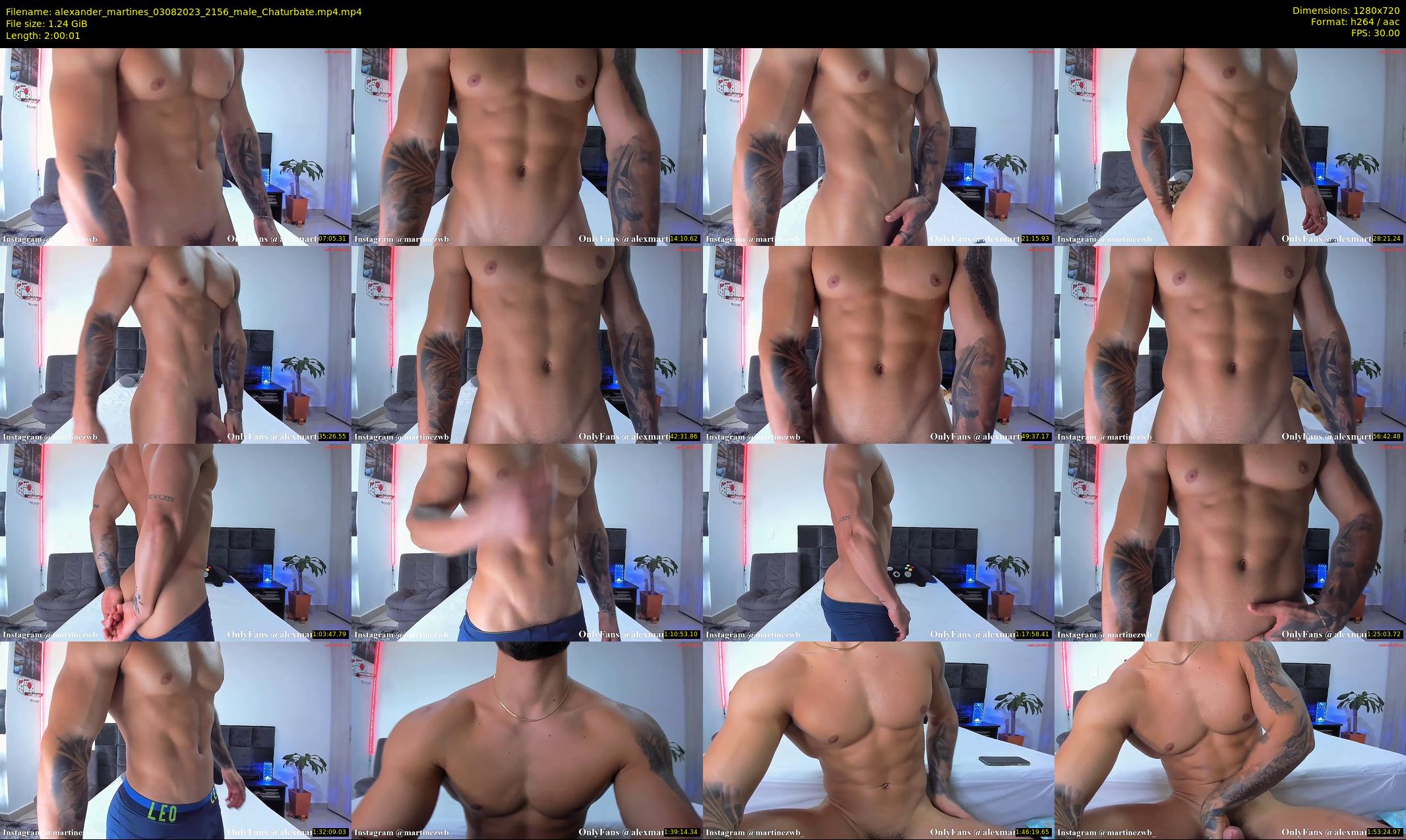 alexander_martines — 121 minute Chaturbate male cam show recording, 720p, Aug 3, 2023