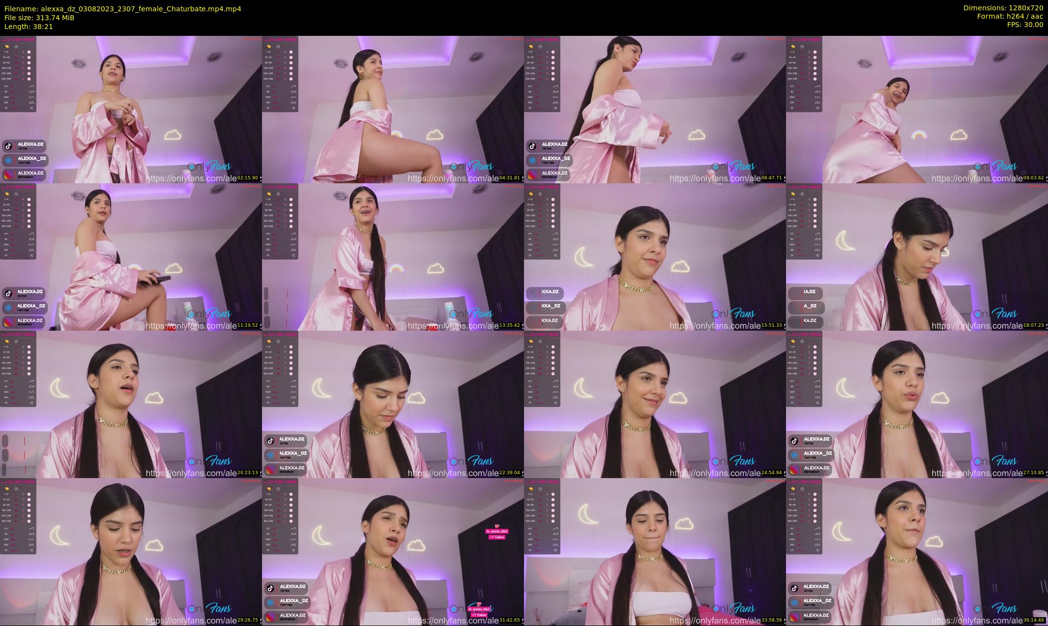 alexxa_dz — 39 minute Chaturbate female cam show recording, 720p, Aug 3, 2023