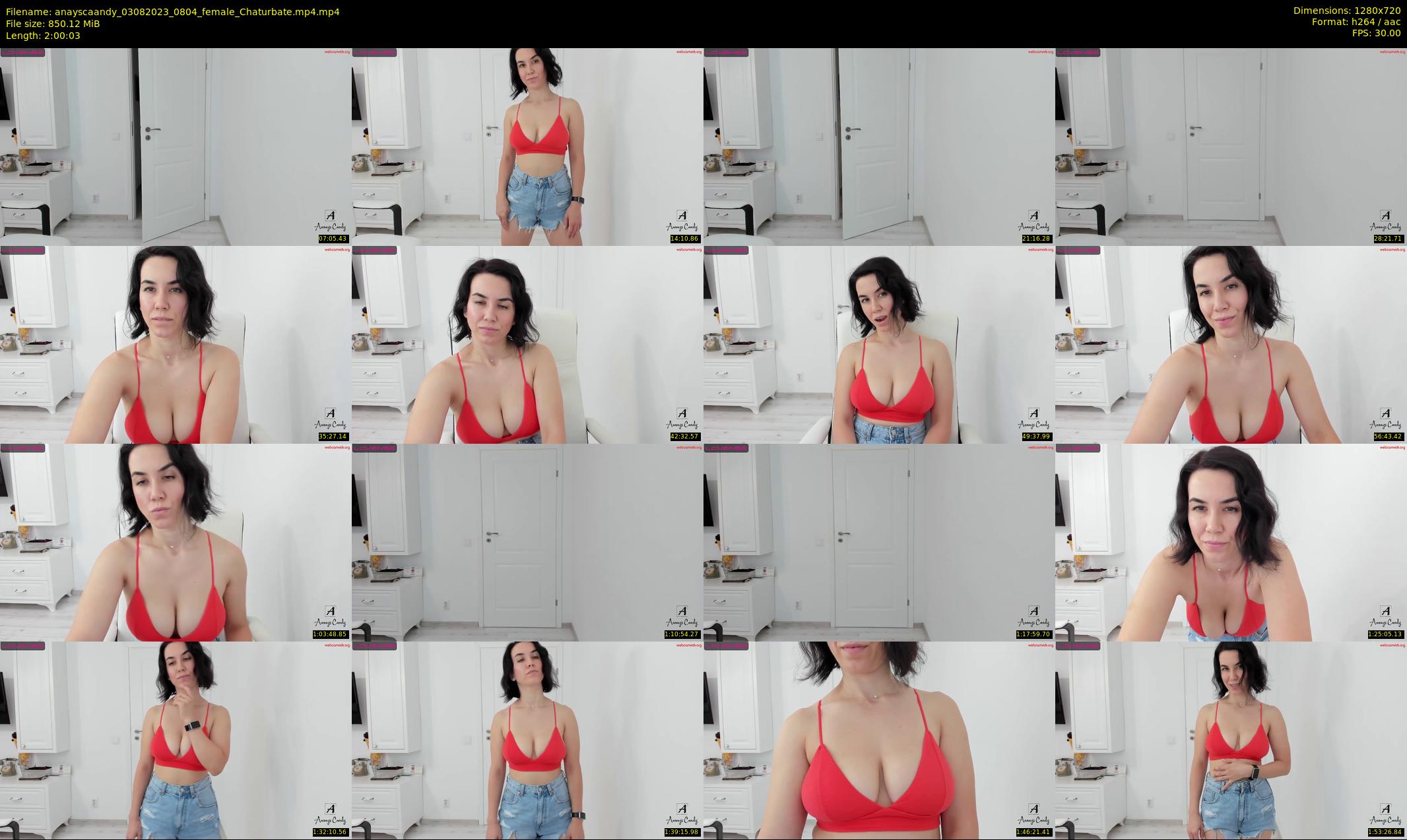 anayscaandy — 121 minute Chaturbate female cam show recording, 720p, Aug 3, 2023