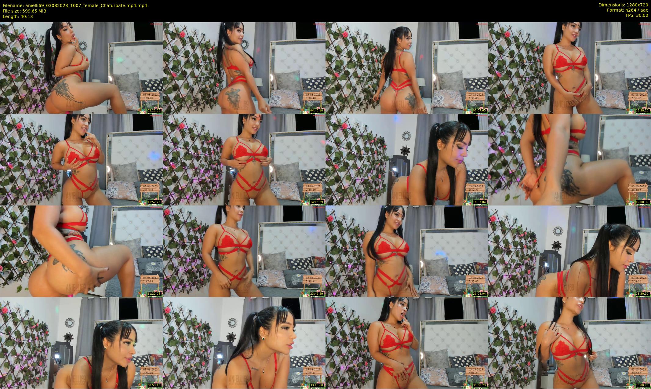anielli69 — 41 minute Chaturbate female cam show recording, 720p, Aug 3, 2023