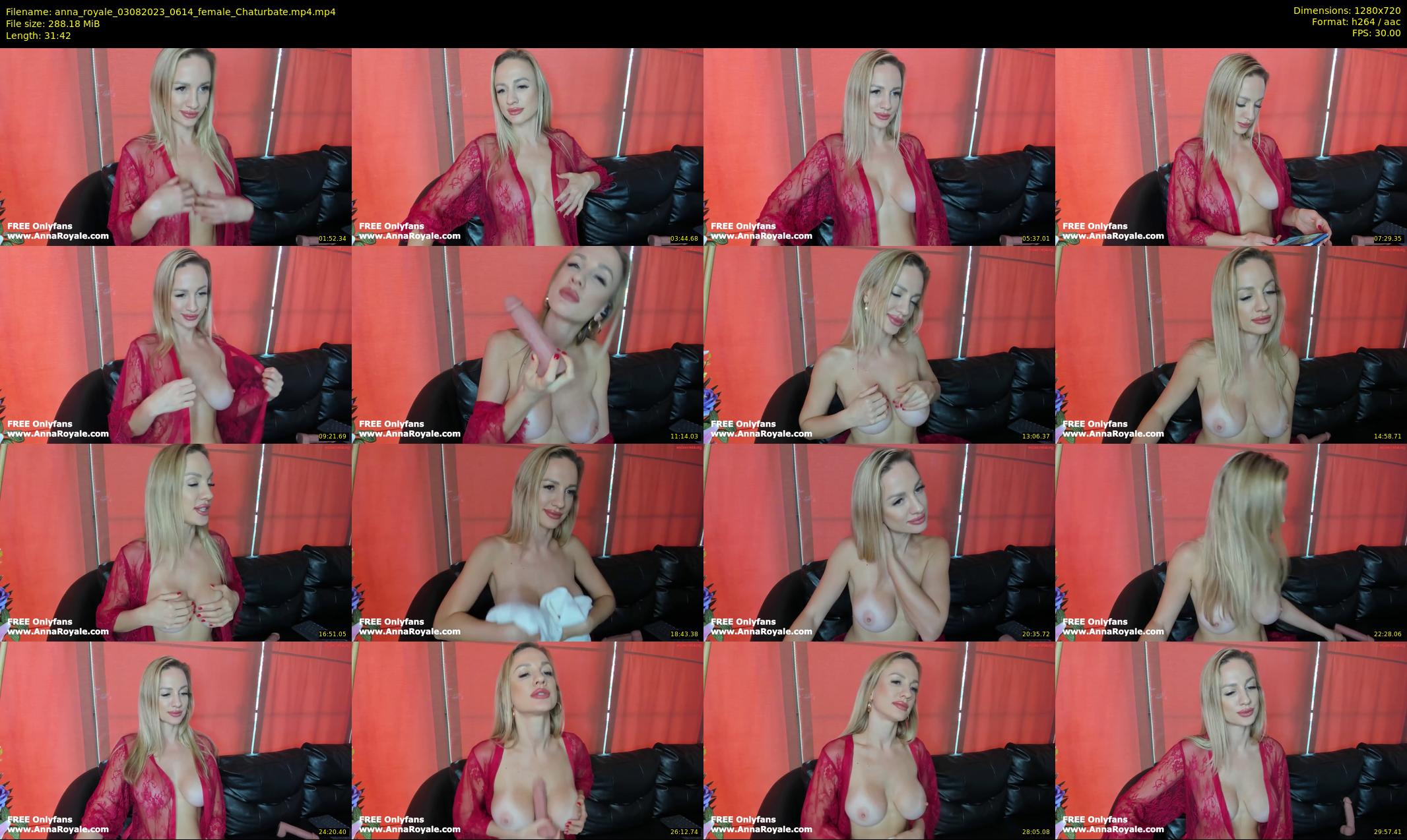 anna_royale — 32 minute Chaturbate female cam show recording, 720p, Aug 3, 2023