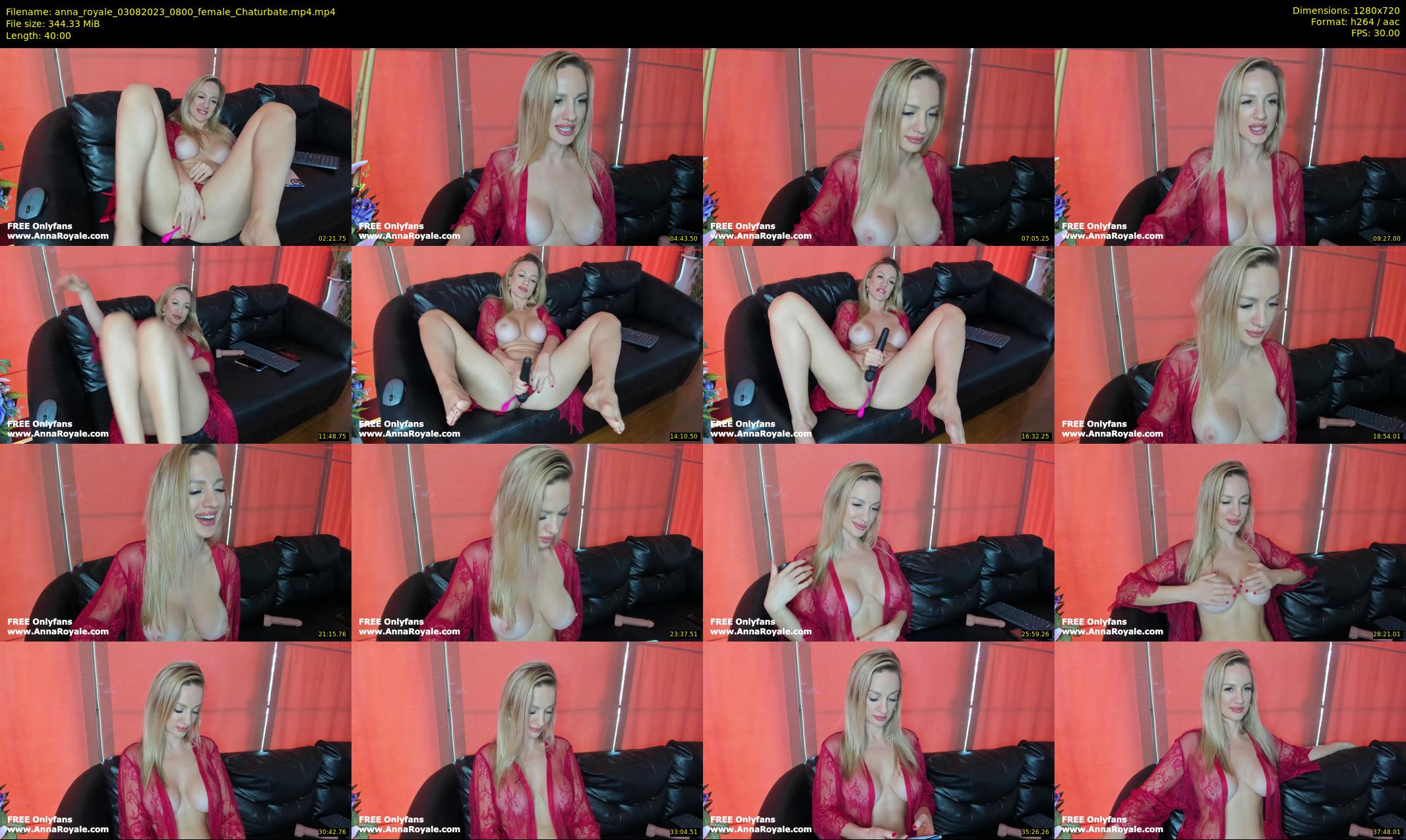 anna_royale — 40 minute Chaturbate female cam show recording, 720p, Aug 3, 2023