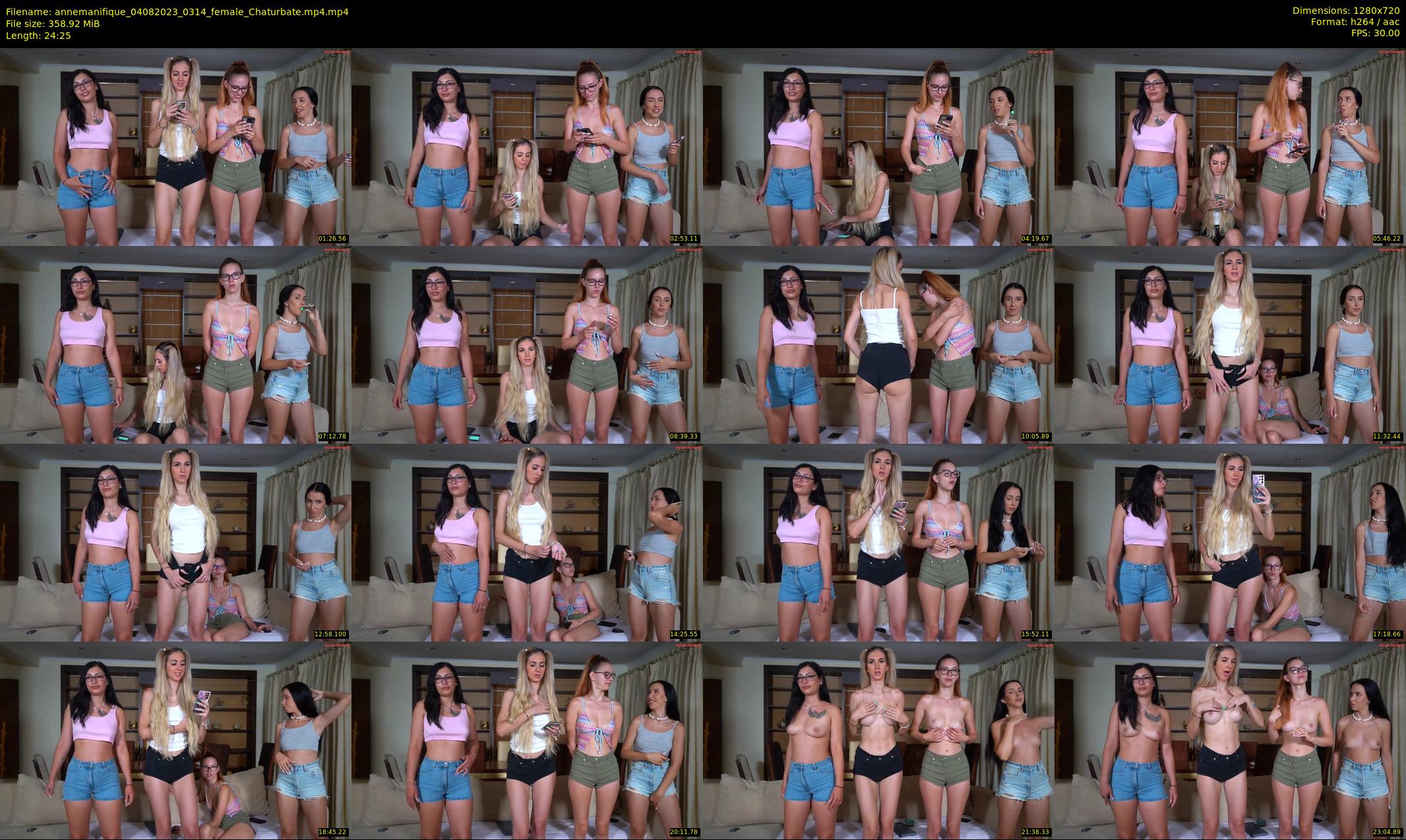 annemanifique — 25 minute Chaturbate female cam show recording, 720p, Aug 4, 2023