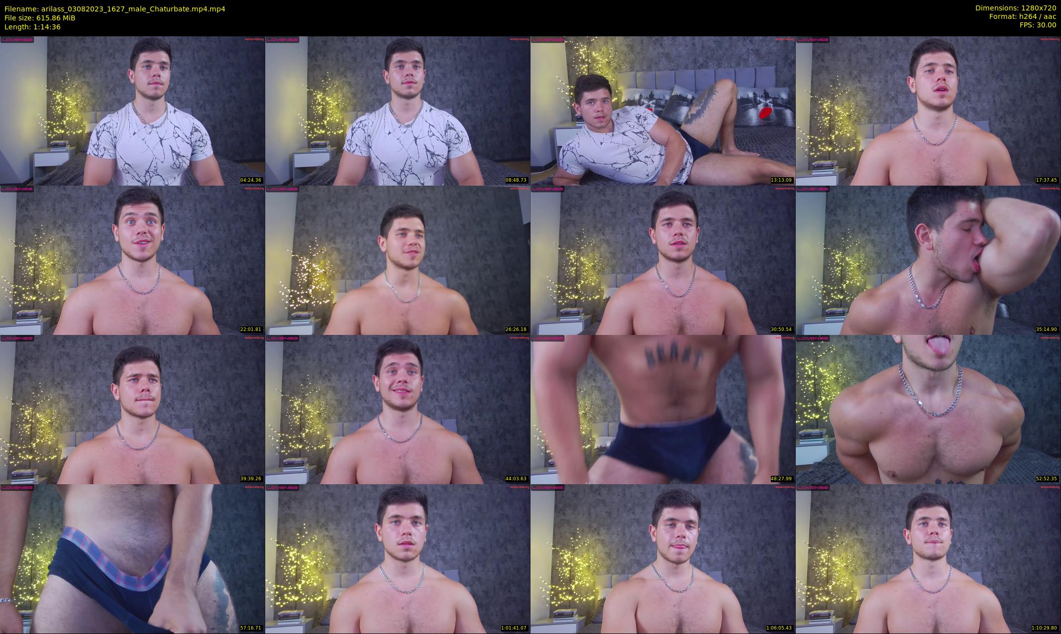 arilass — 75 minute Chaturbate male cam show recording, 720p, Aug 3, 2023
