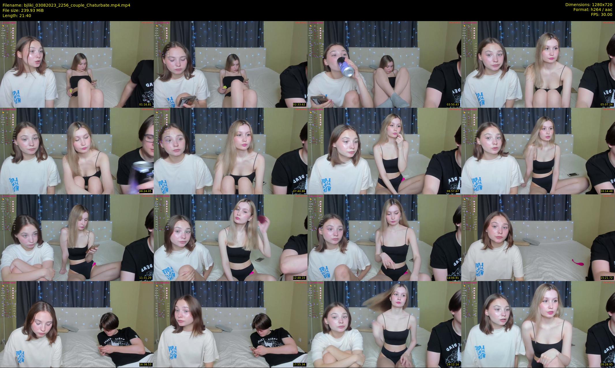bjliki — 22 minute Chaturbate couple cam show recording, 720p, Aug 3, 2023