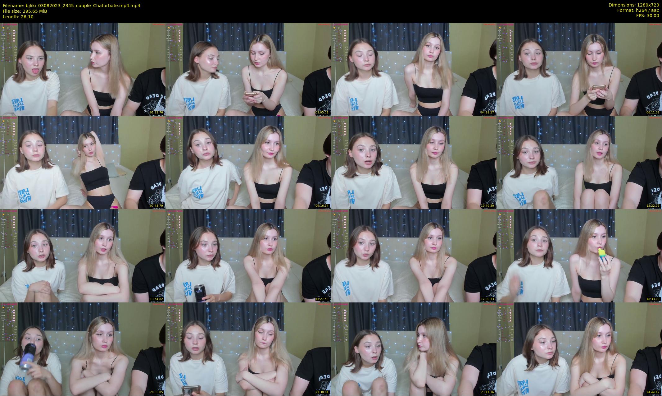 bjliki — 27 minute Chaturbate couple cam show recording, 720p, Aug 3, 2023