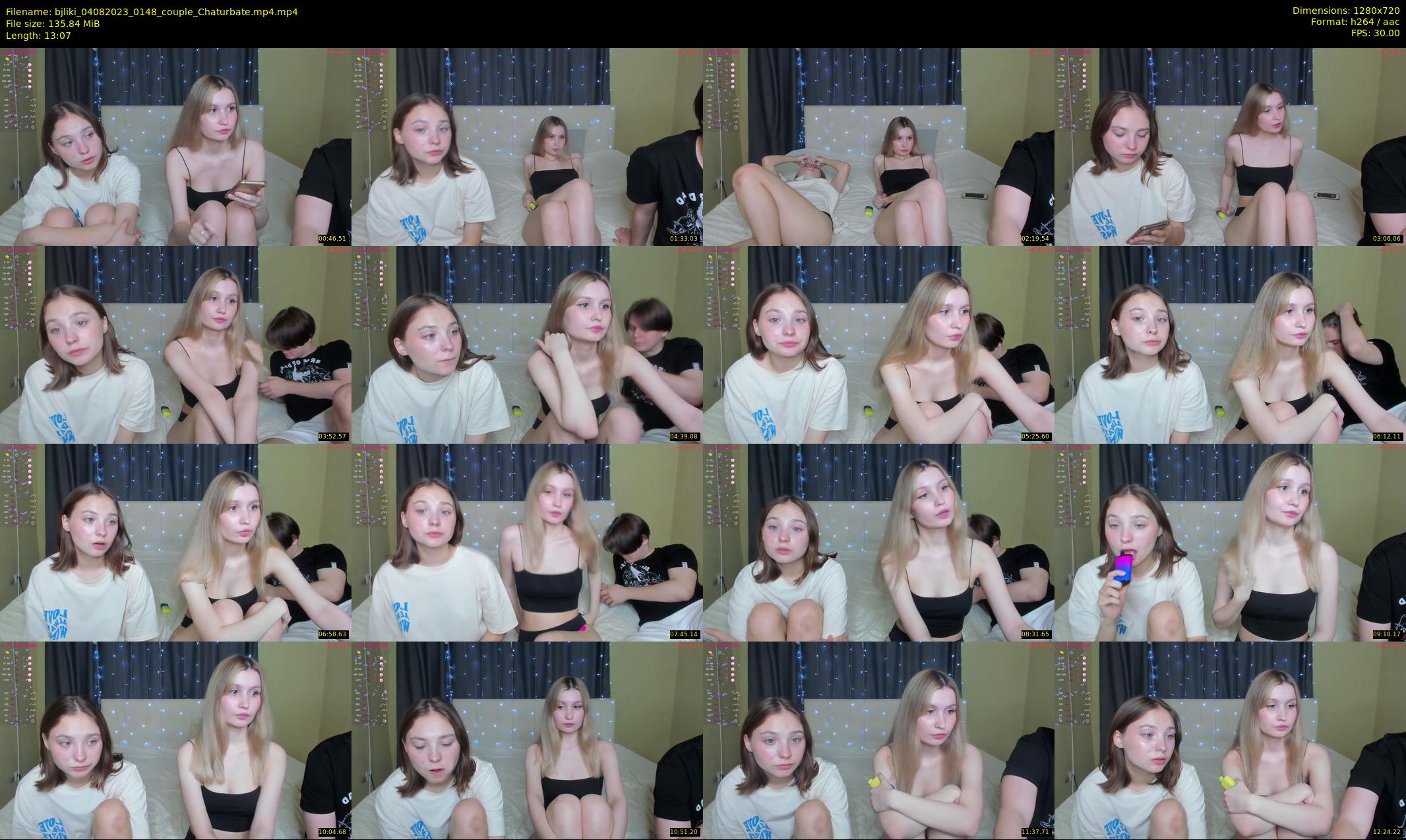 bjliki — 14 minute Chaturbate couple cam show recording, 720p, Aug 4, 2023