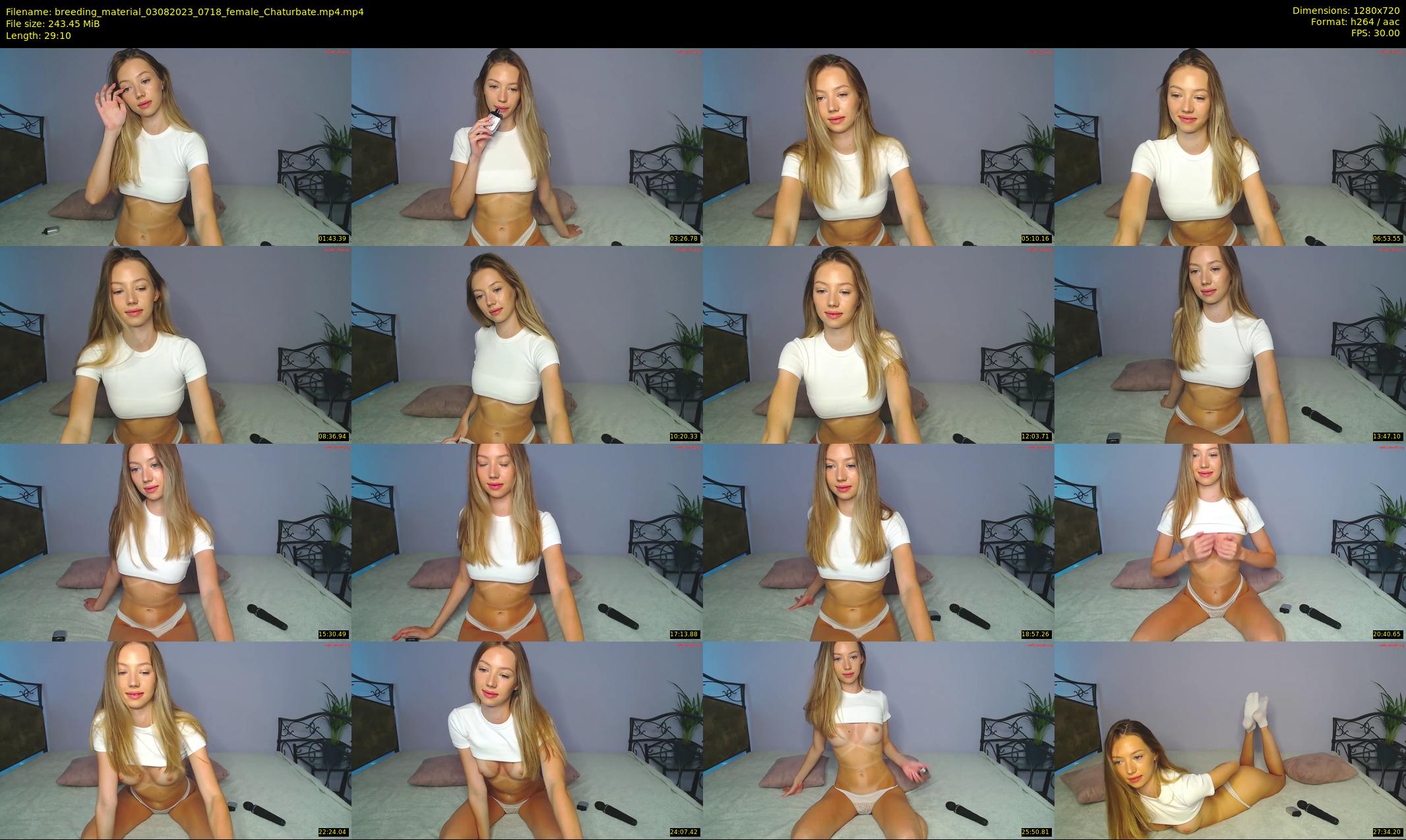 breeding_material — 30 minute Chaturbate female cam show recording, 720p, Aug 3, 2023