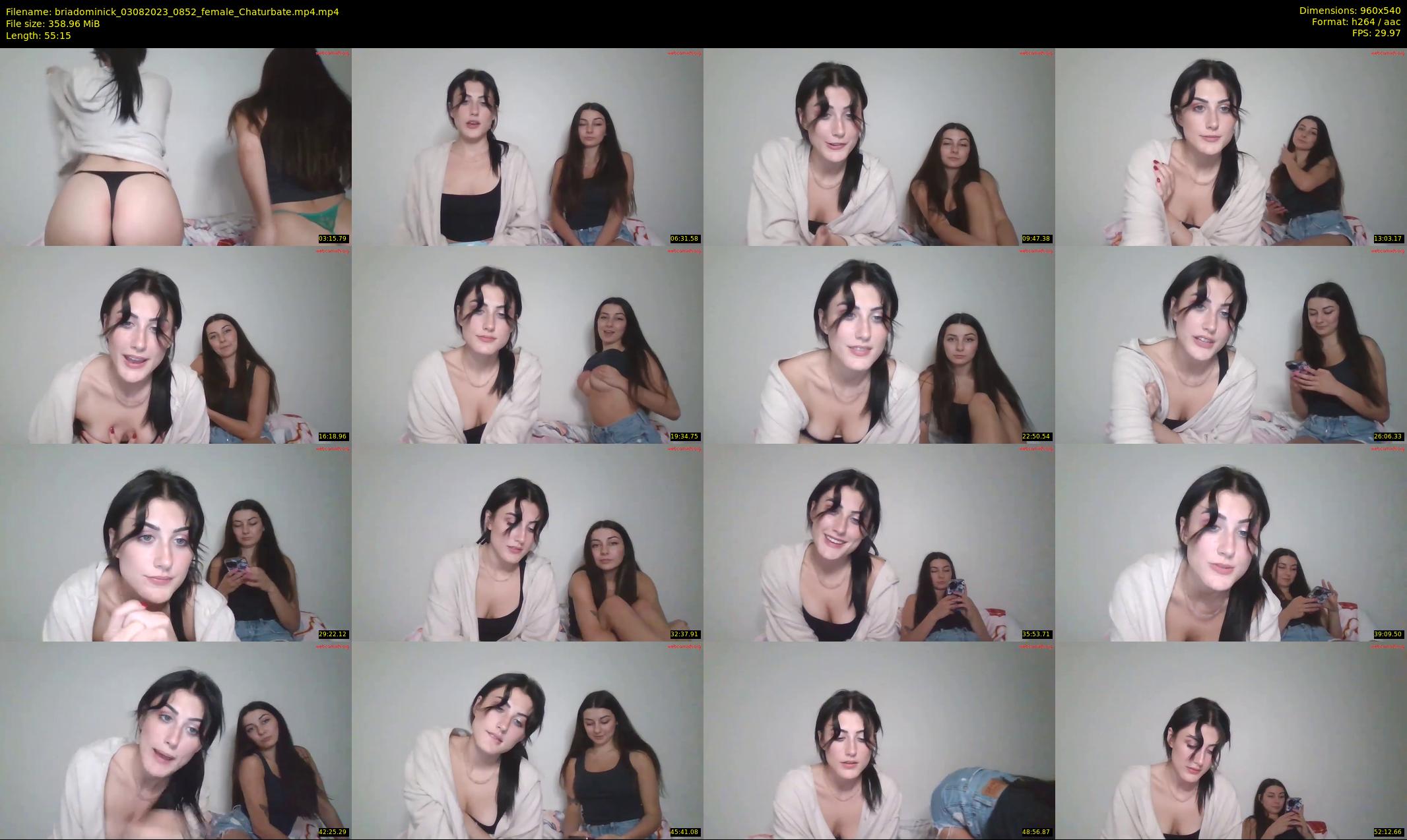 briadominick — 56 minute Chaturbate couple cam show recording, 480p, Aug 3, 2023