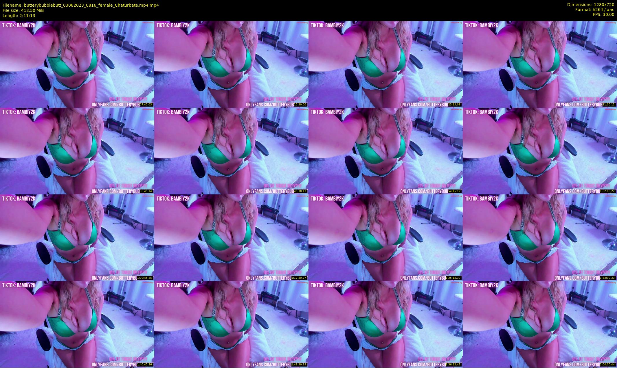 butterybubblebutt — 132 minute Chaturbate couple cam show recording, 720p, Aug 3, 2023