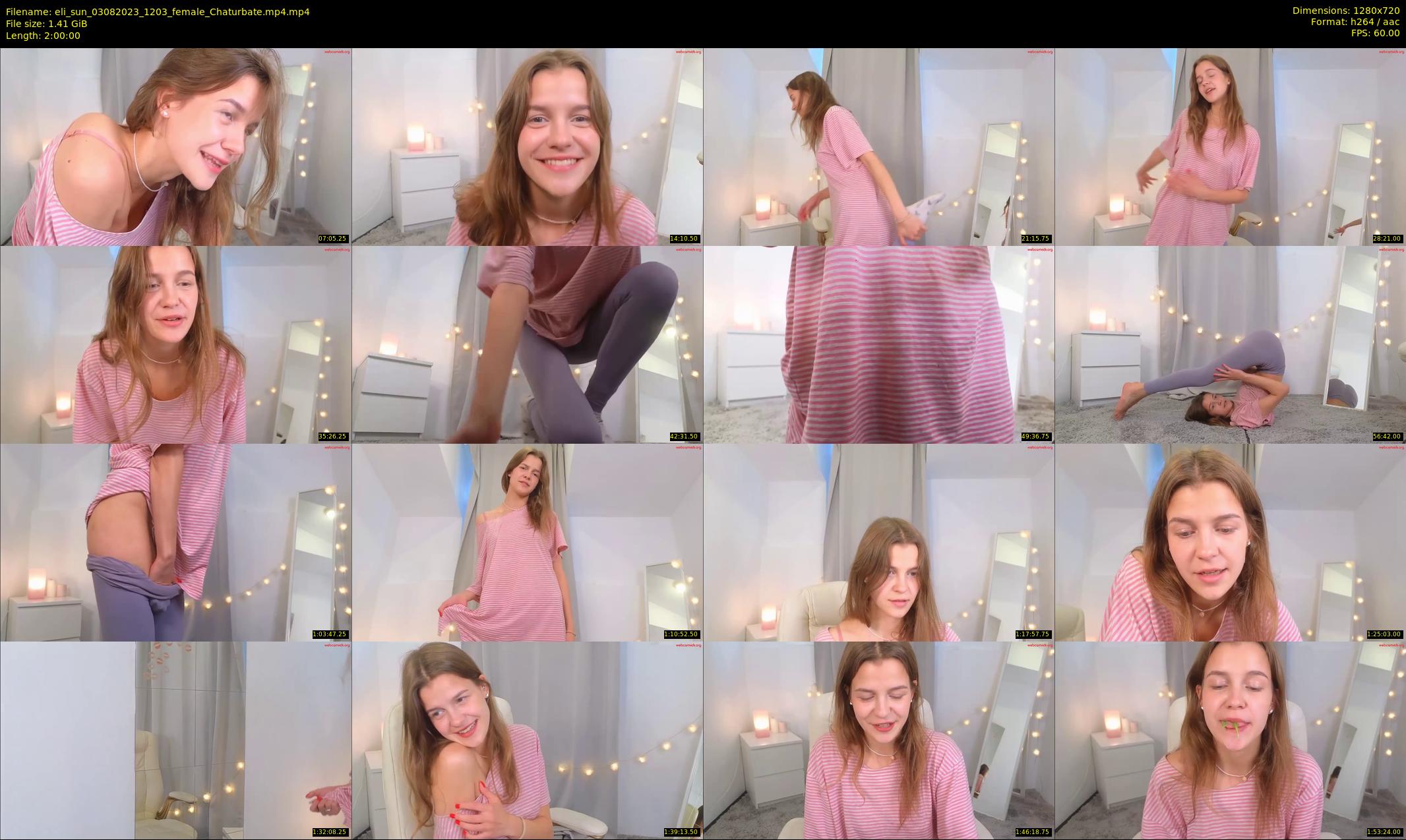 eli_sun — 120 minute Chaturbate female cam show recording, 720p, Aug 3, 2023
