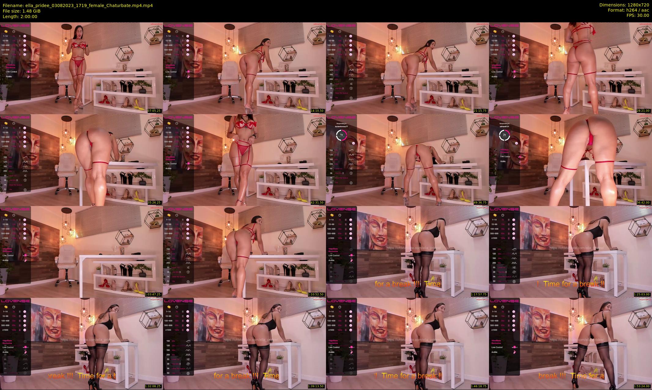 ella_pridee — 120 minute Chaturbate female cam show recording, 720p, Aug 3, 2023