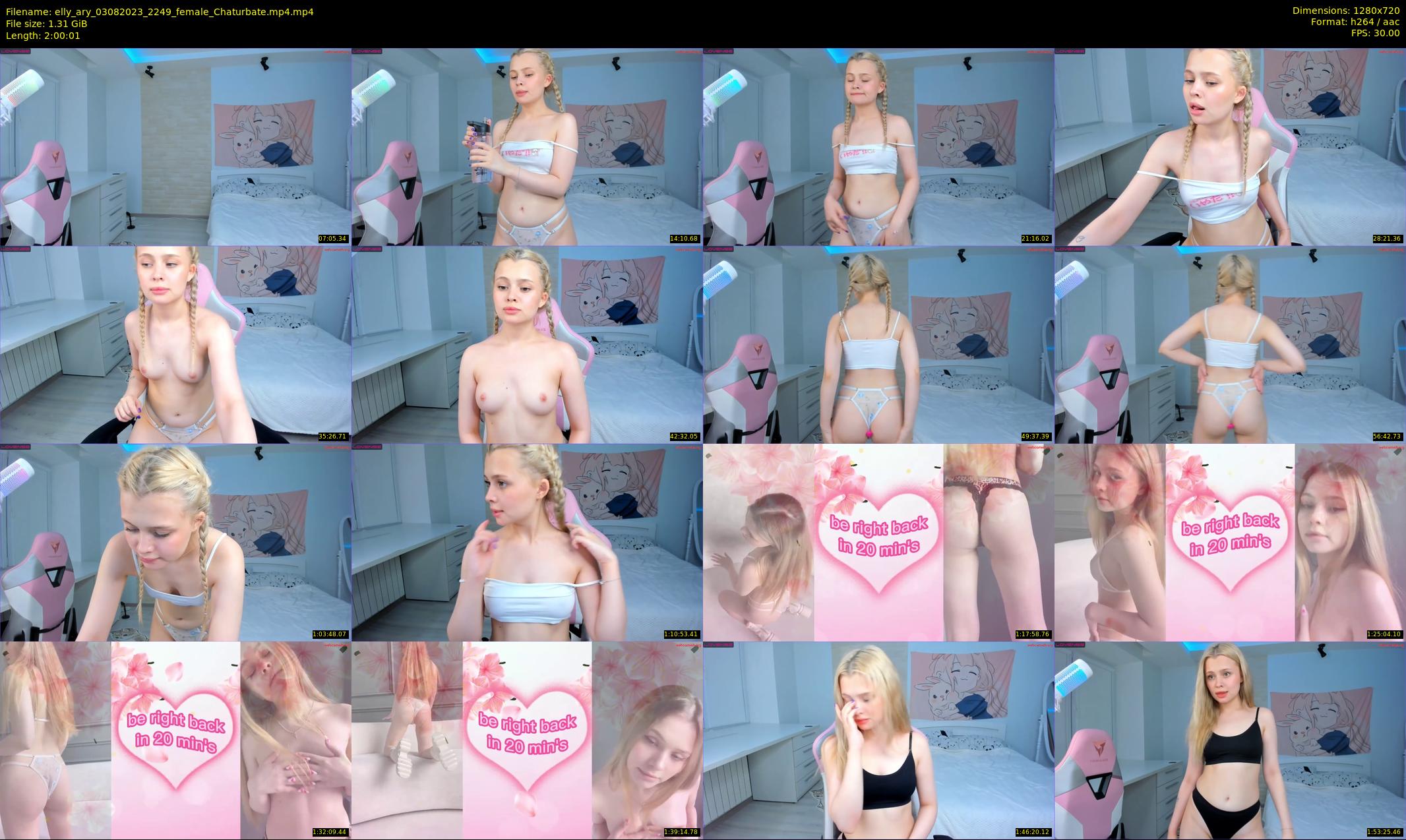 elly_ary — 121 minute Chaturbate female cam show recording, 720p, Aug 3, 2023