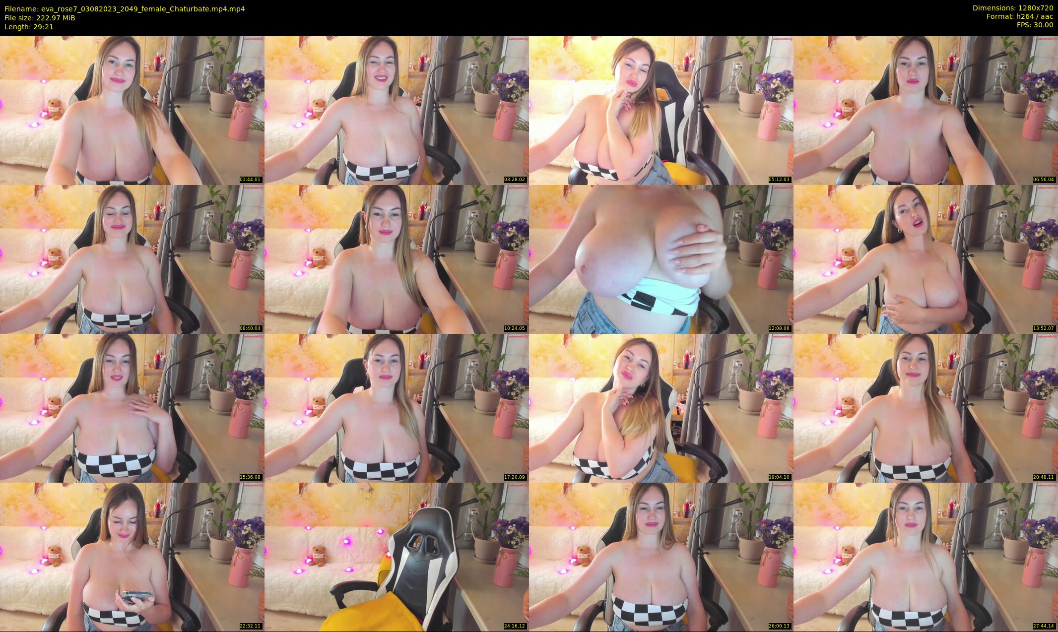 eva_rose7 — 30 minute Chaturbate female cam show recording, 720p, Aug 3, 2023