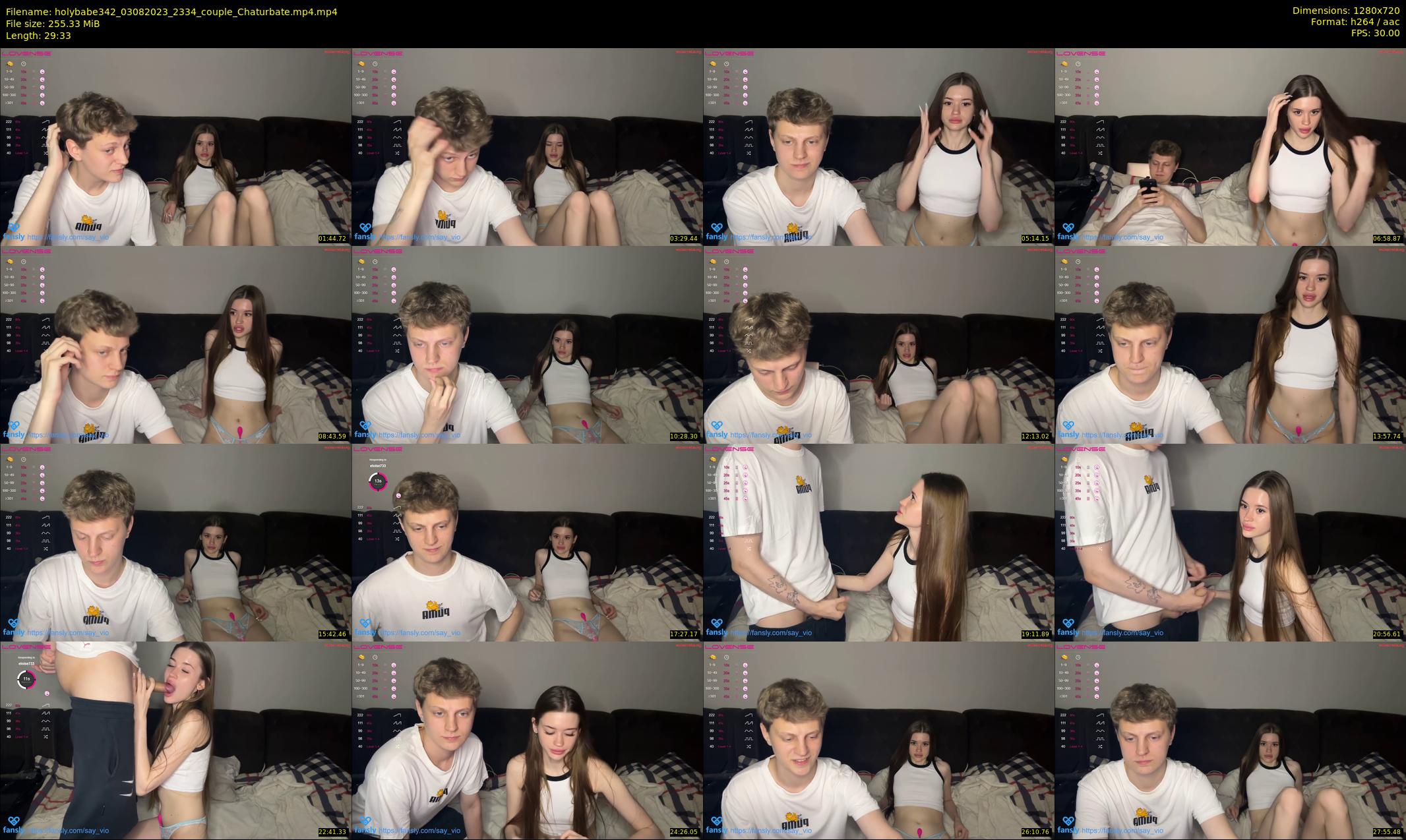 holybabe342 — 30 minute Chaturbate couple cam show recording, 720p, Aug 3, 2023