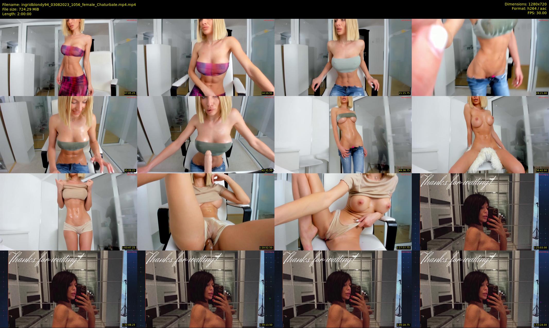 ingridblondy94 — 120 minute Chaturbate female cam show recording, 720p, Aug 3, 2023