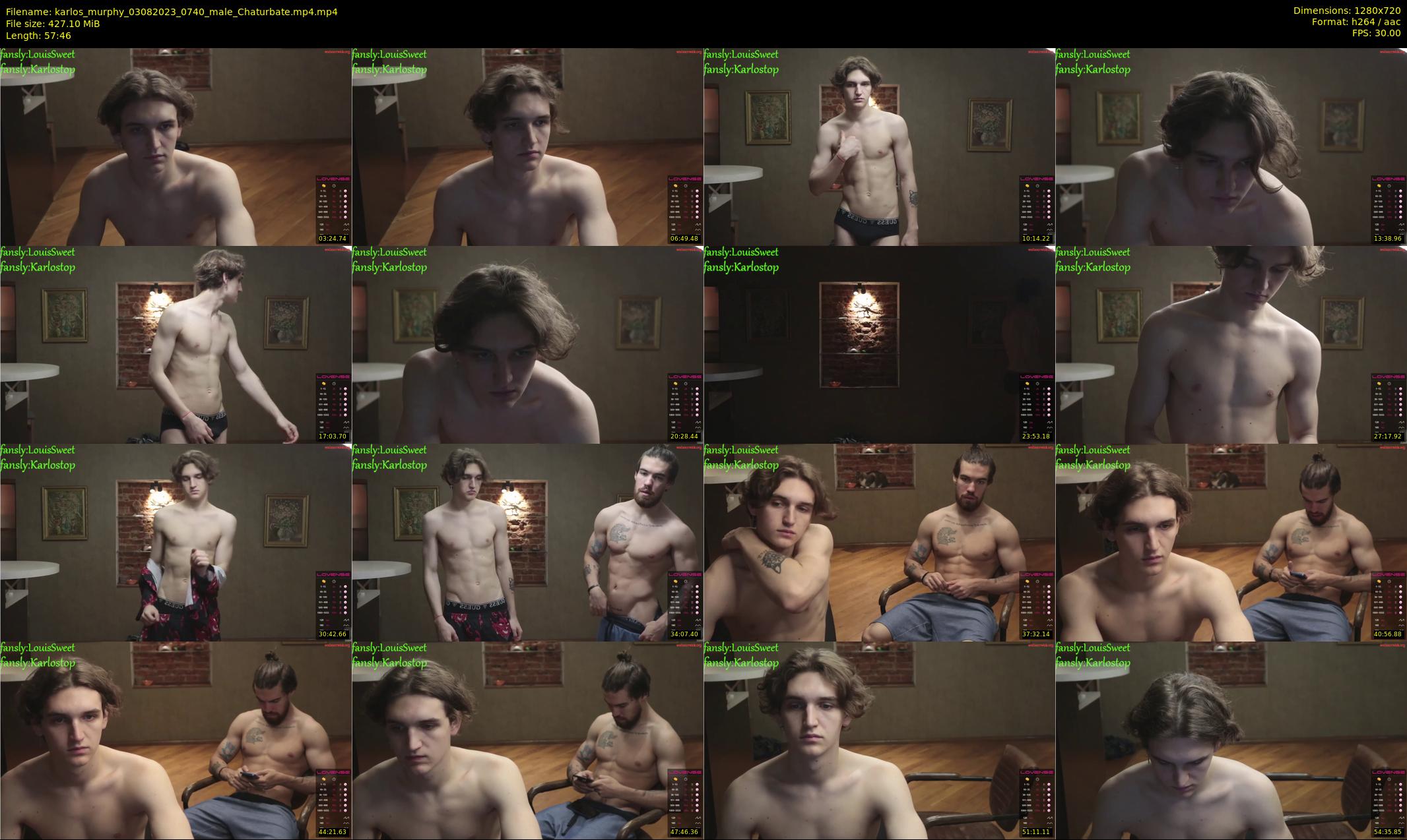 karlos_murphy — 58 minute Chaturbate male cam show recording, 720p, Aug 3, 2023