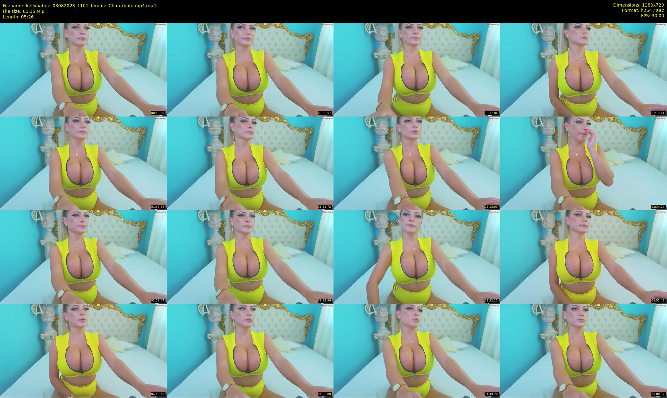 kellybabee — 6 minute Chaturbate female cam show recording, 720p, Aug 3, 2023
