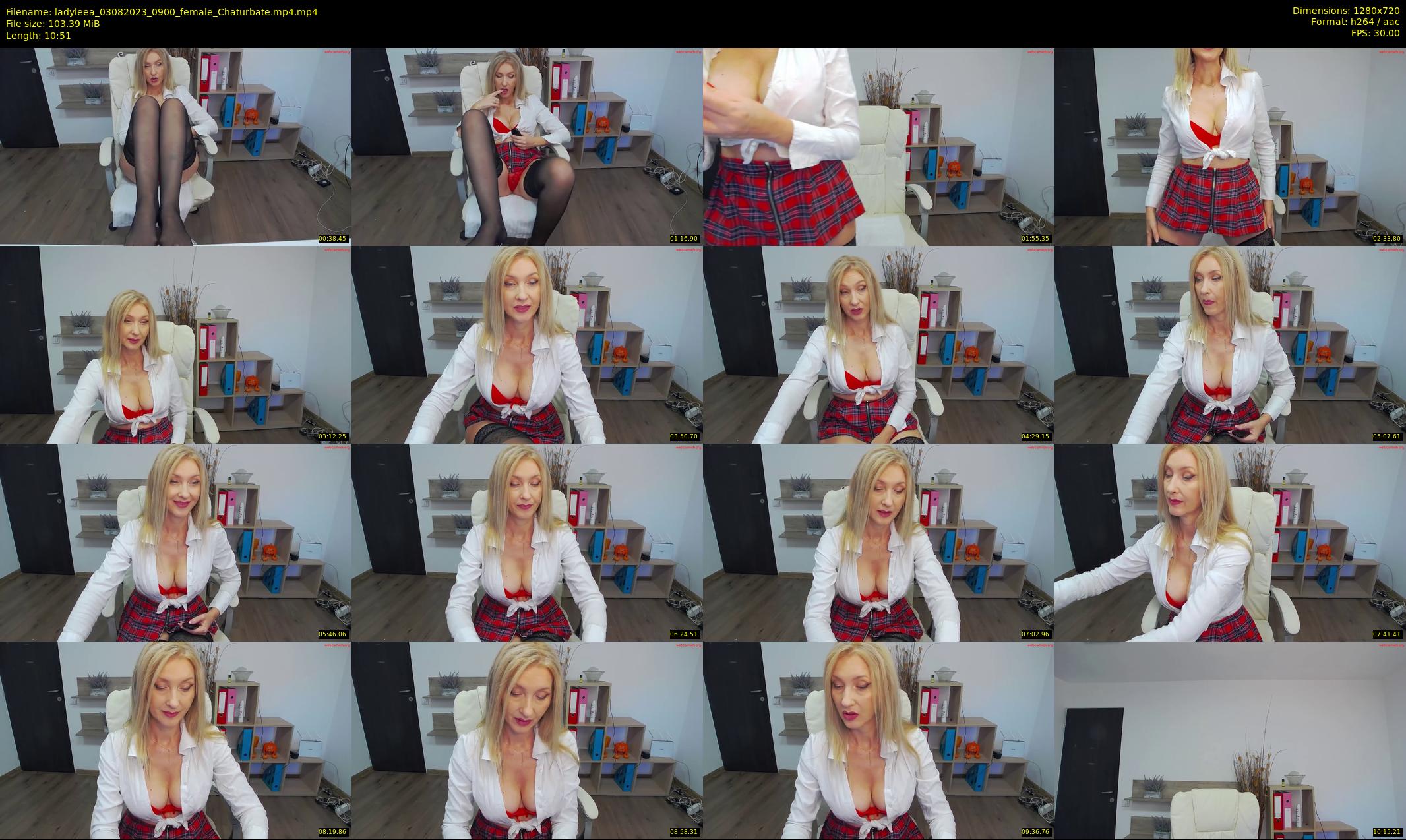 ladyleea — 11 minute Chaturbate female cam show recording, 720p, Aug 3, 2023