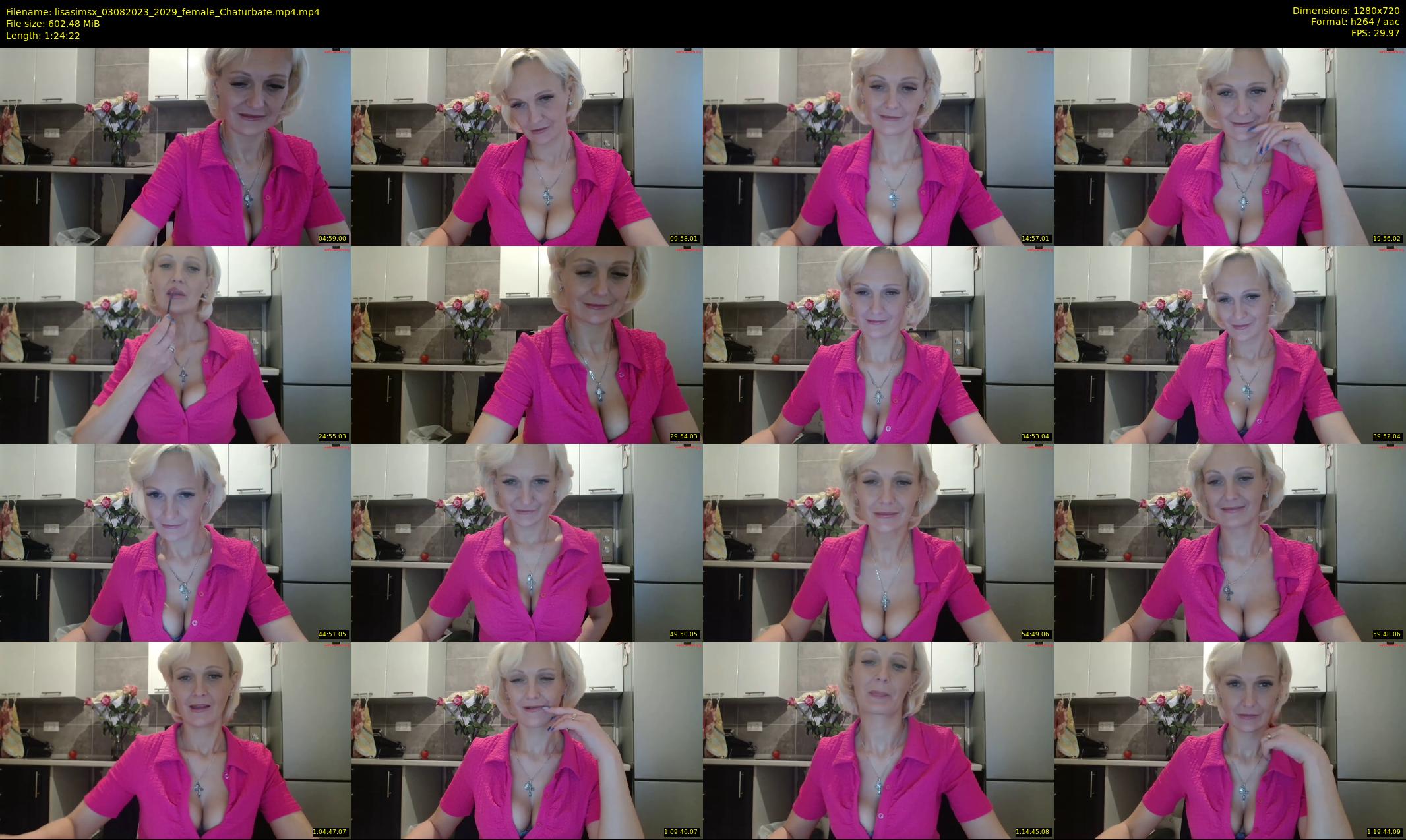 lisasimsx — 85 minute Chaturbate female cam show recording, 720p, Aug 3, 2023