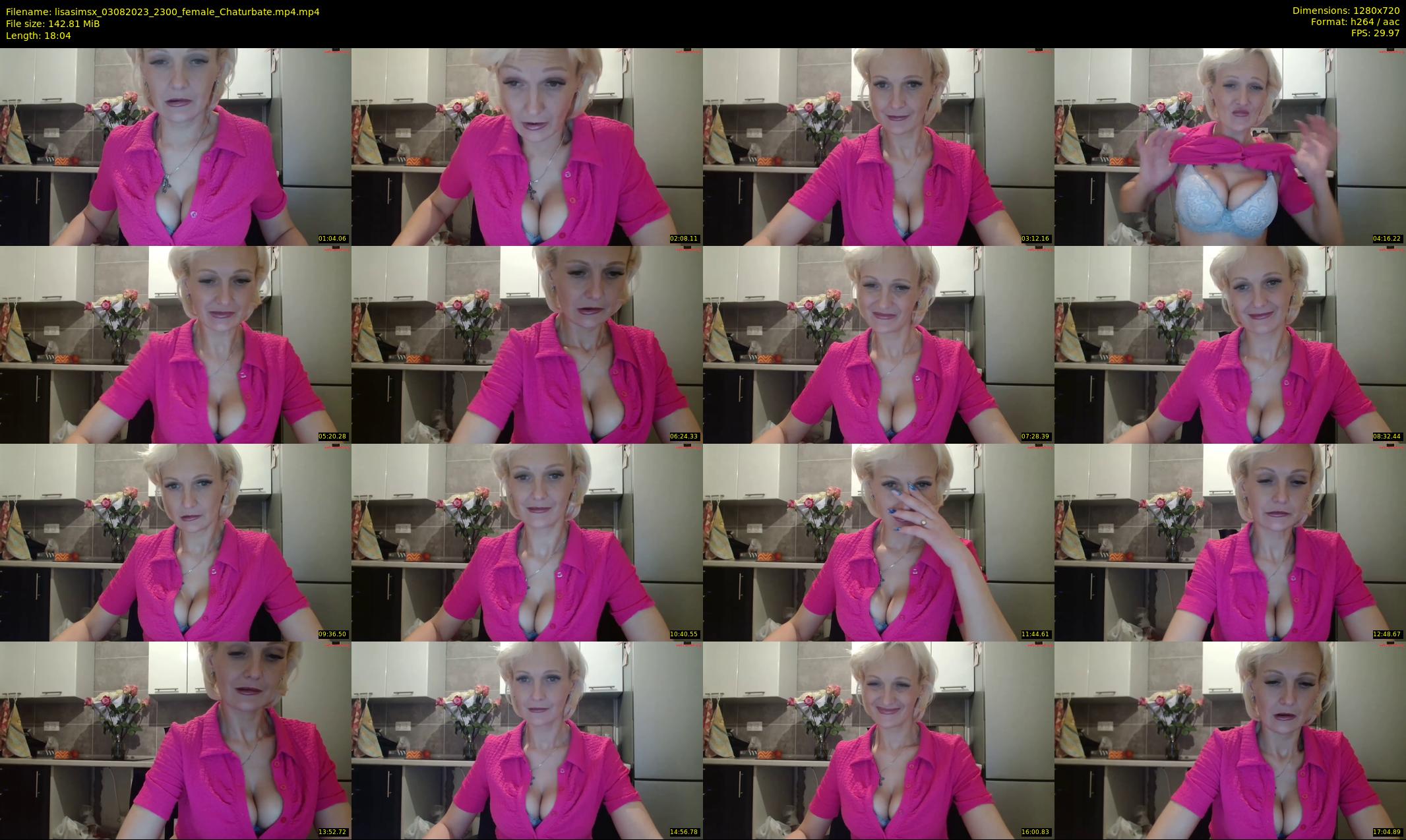 lisasimsx — 19 minute Chaturbate female cam show recording, 720p, Aug 3, 2023